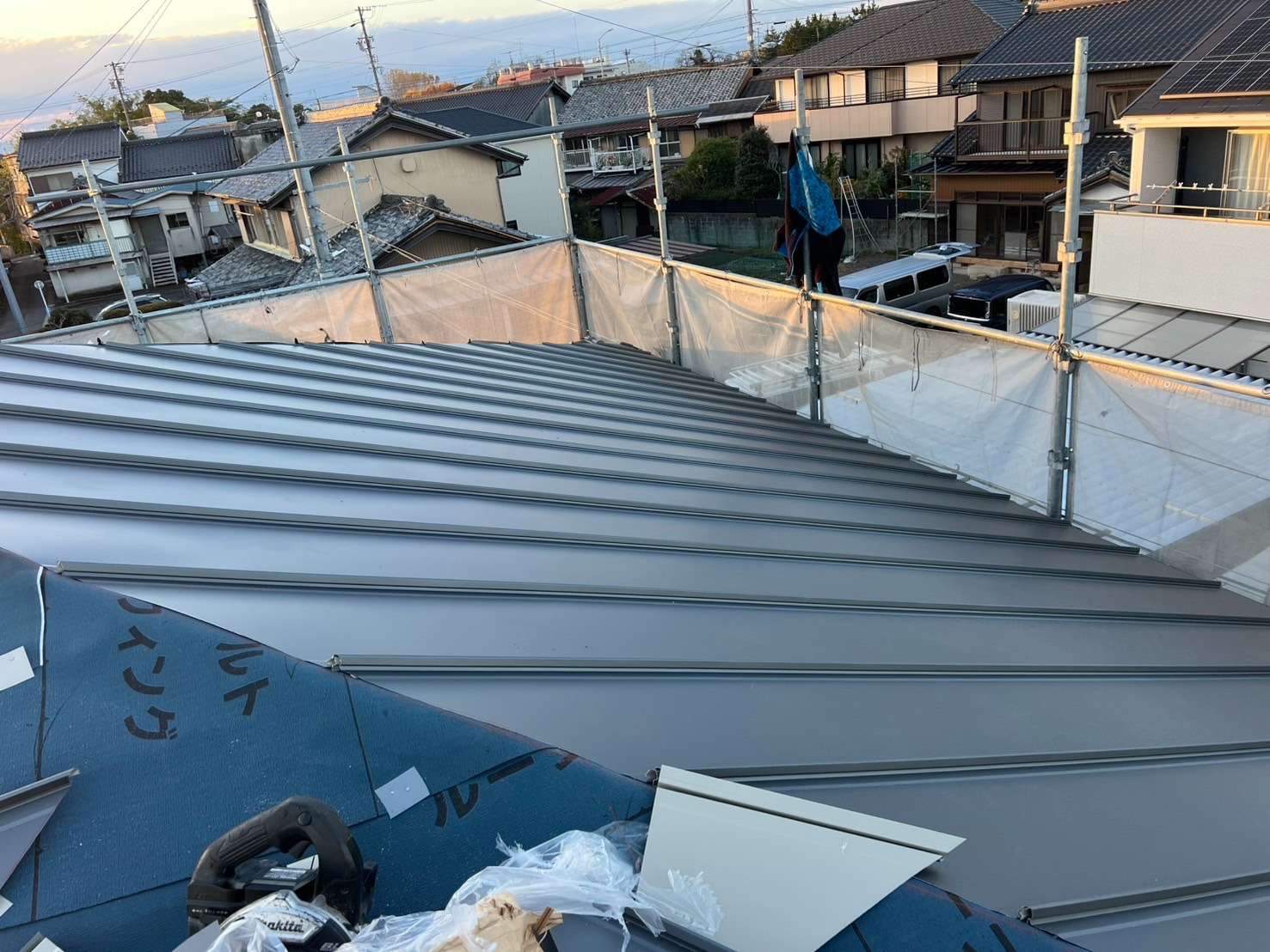 2025年2月施工　屋根カバー工法　岐阜県笠松町　H様邸