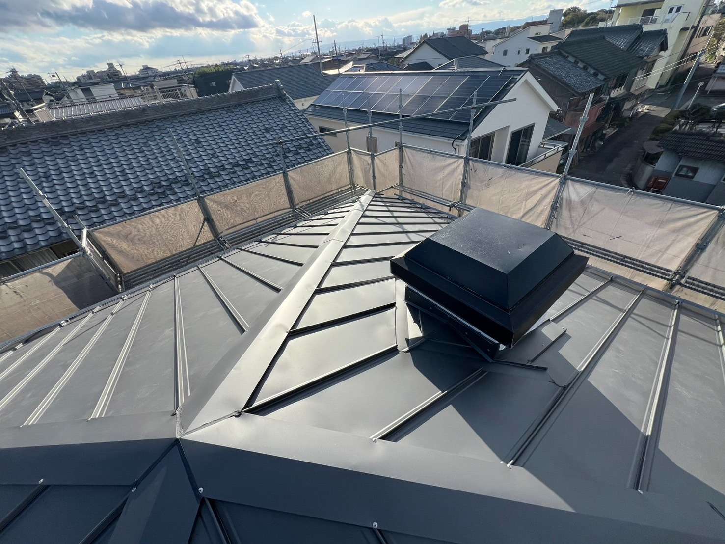 2025年2月施工　屋根カバー工法　岐阜県笠松町　H様邸