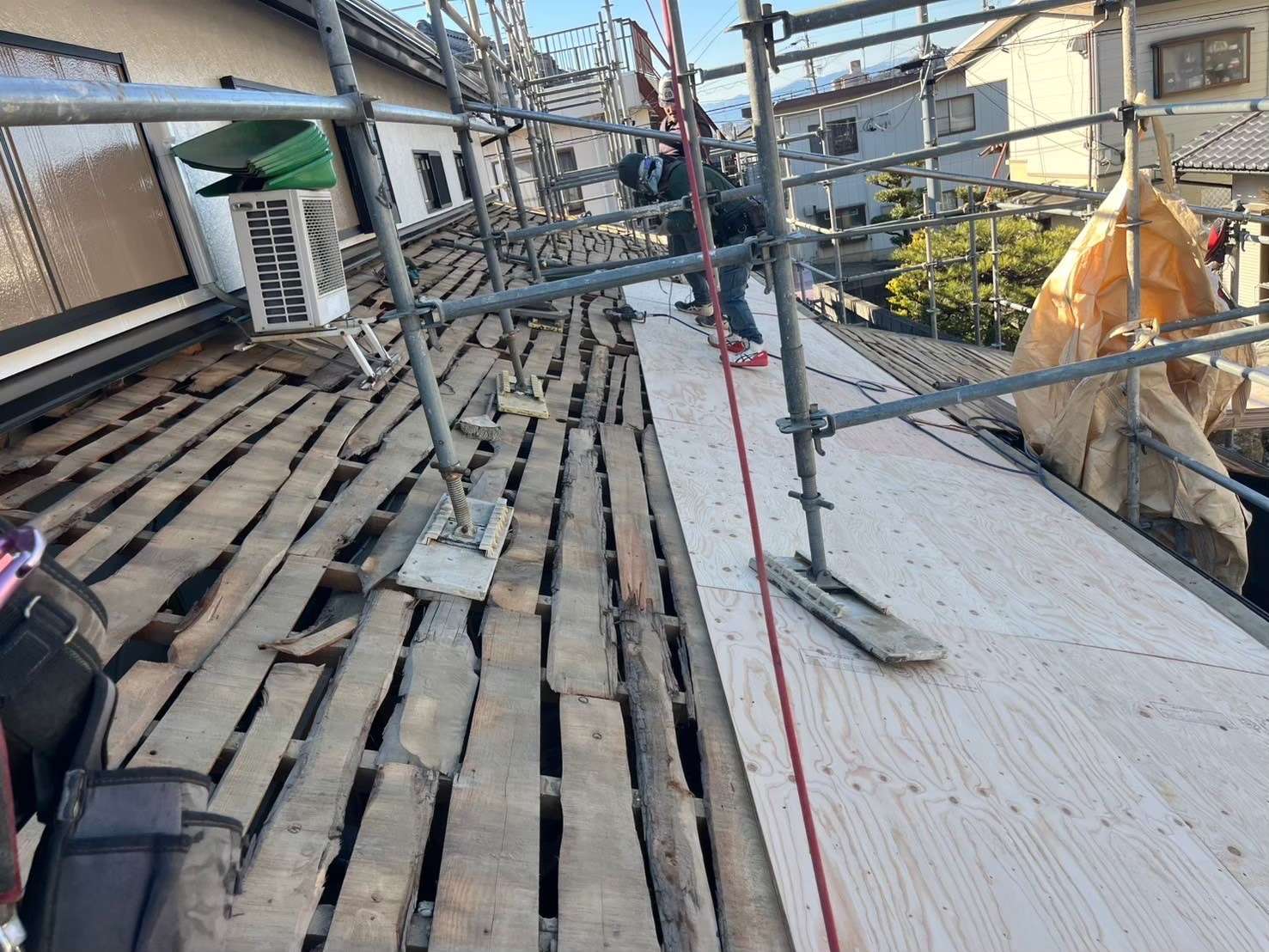 2025年4月施工　屋根の葺き替え　岐阜市　W様邸