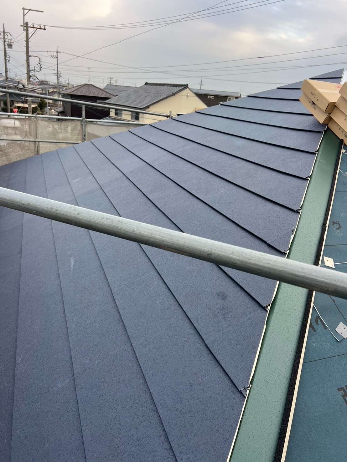 2025年4月施工　屋根カバー工法　愛知県江南市　I様邸
