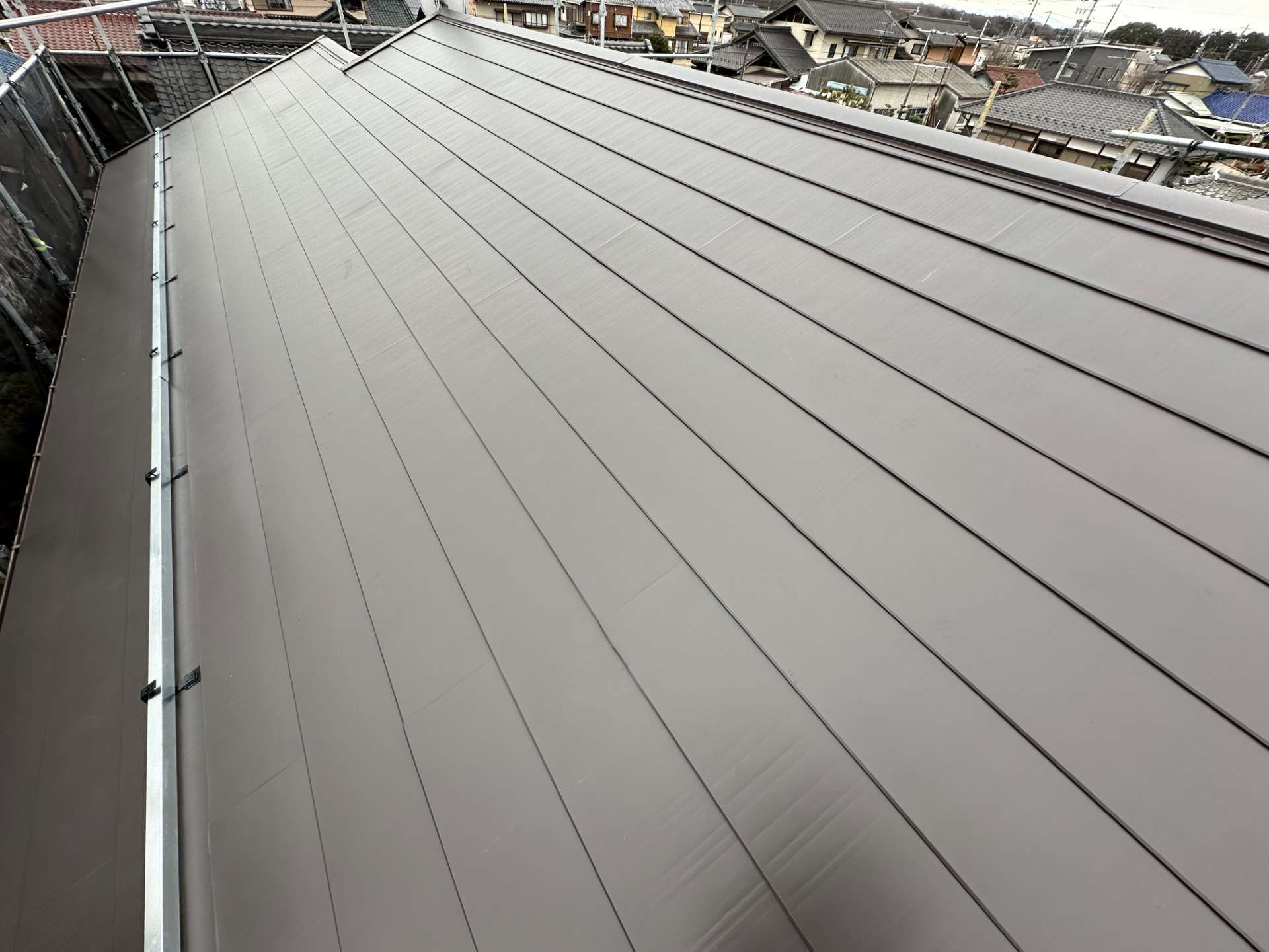 2025年4月施工　屋根カバー工法　岐阜県郡上市　K様邸