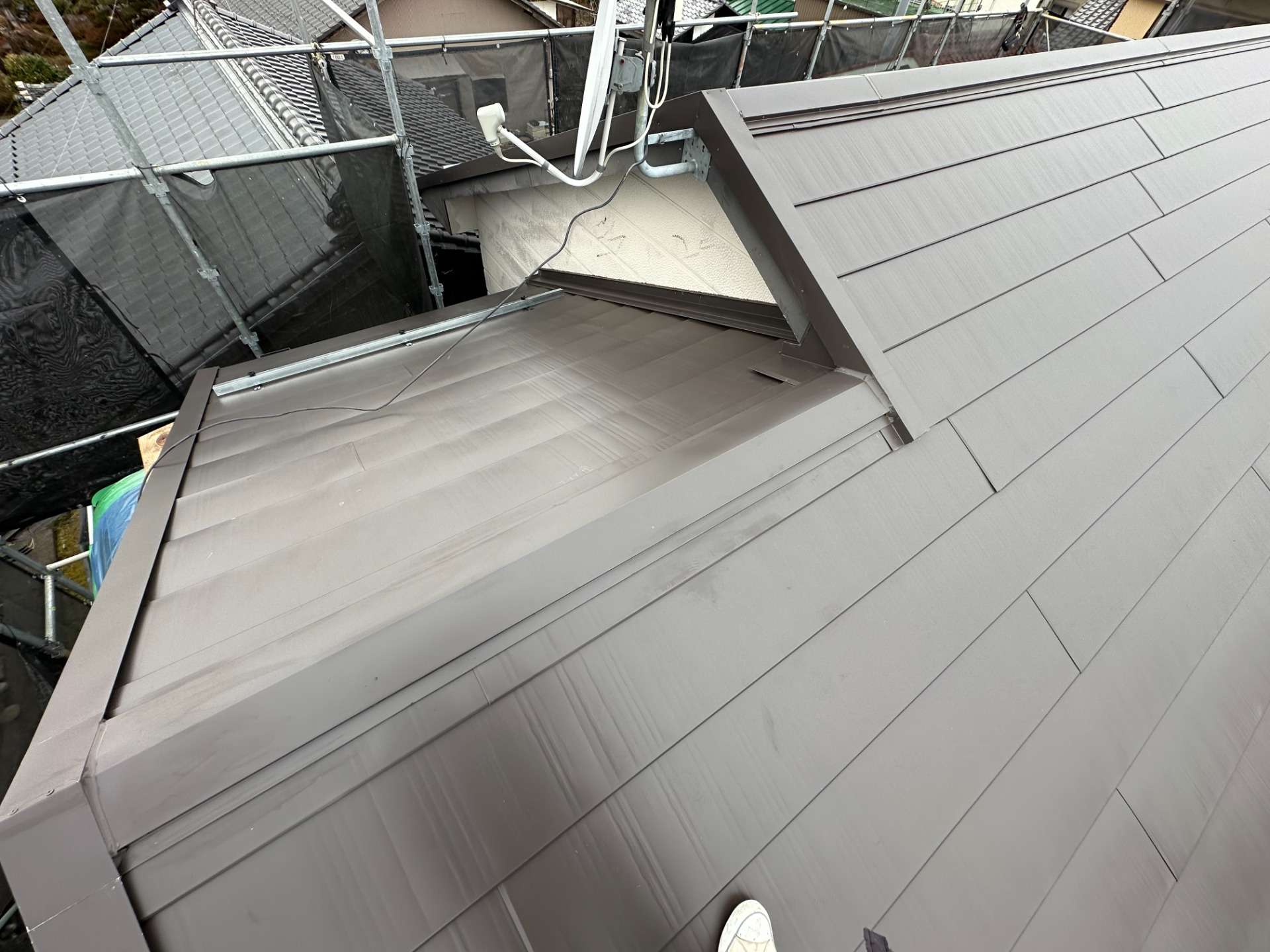 2025年4月施工　屋根カバー工法　岐阜県郡上市　K様邸