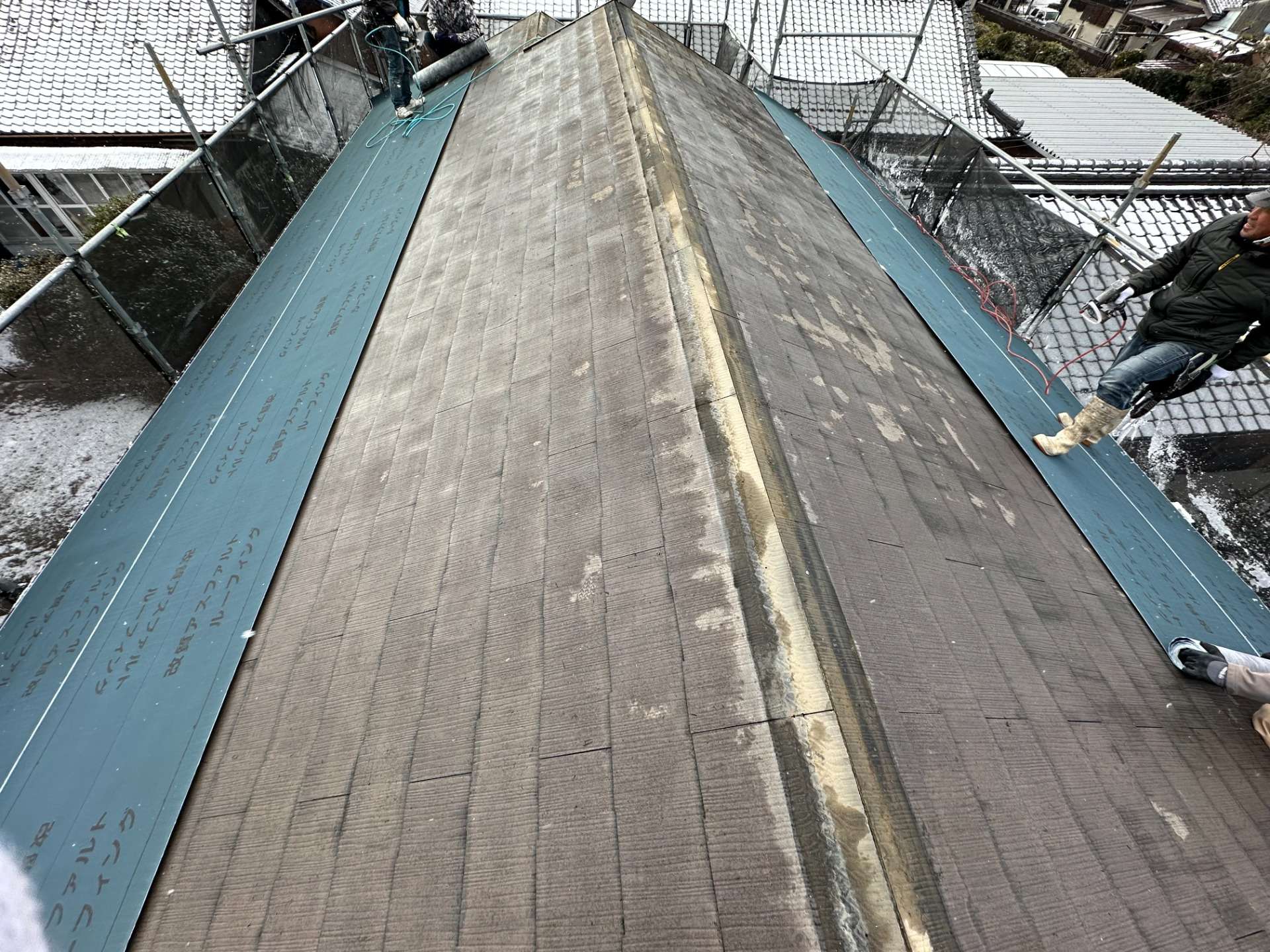 2025年4月施工　屋根カバー工法　岐阜県郡上市　K様邸