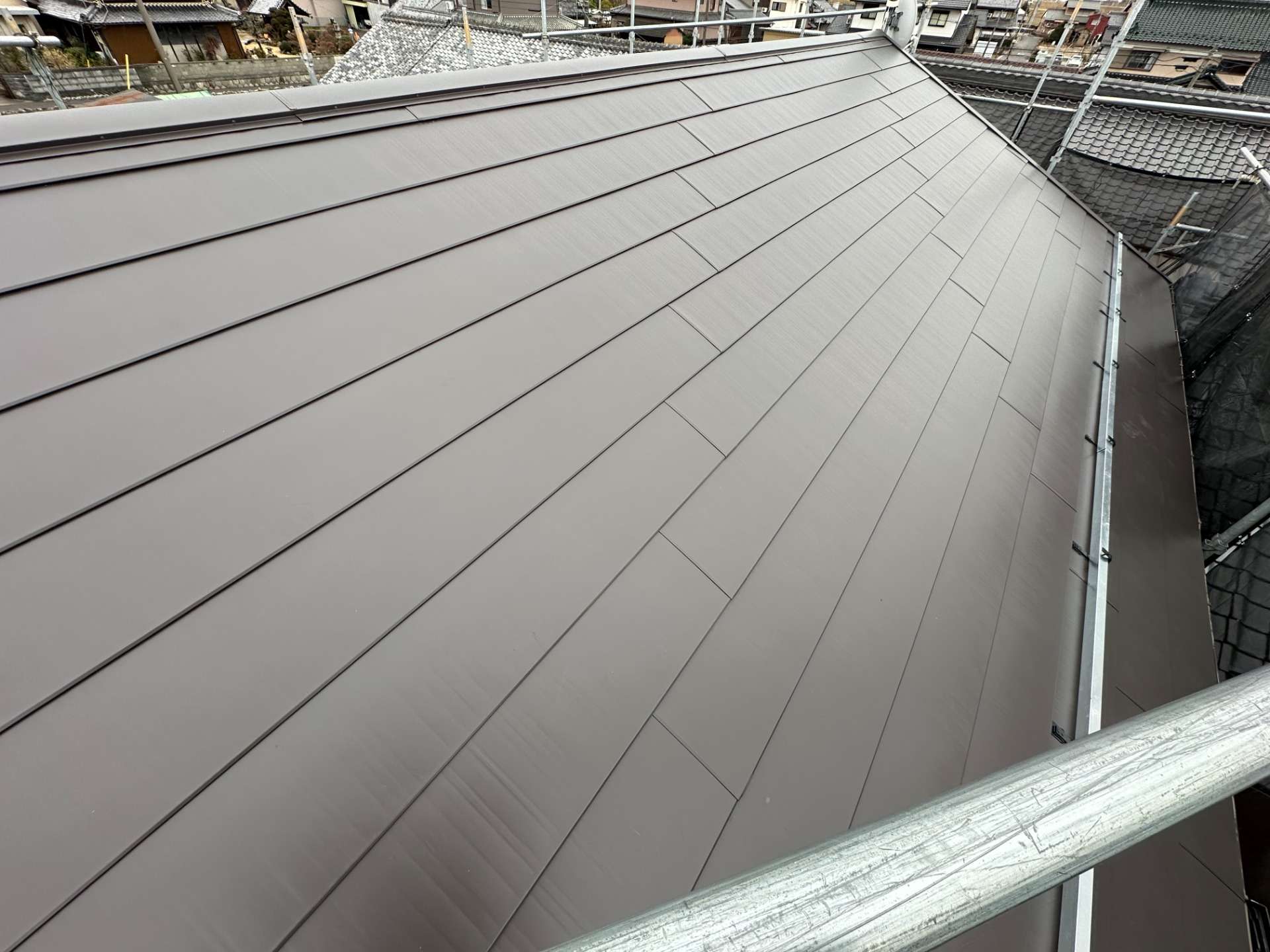 2025年4月施工　屋根カバー工法　岐阜県郡上市　K様邸