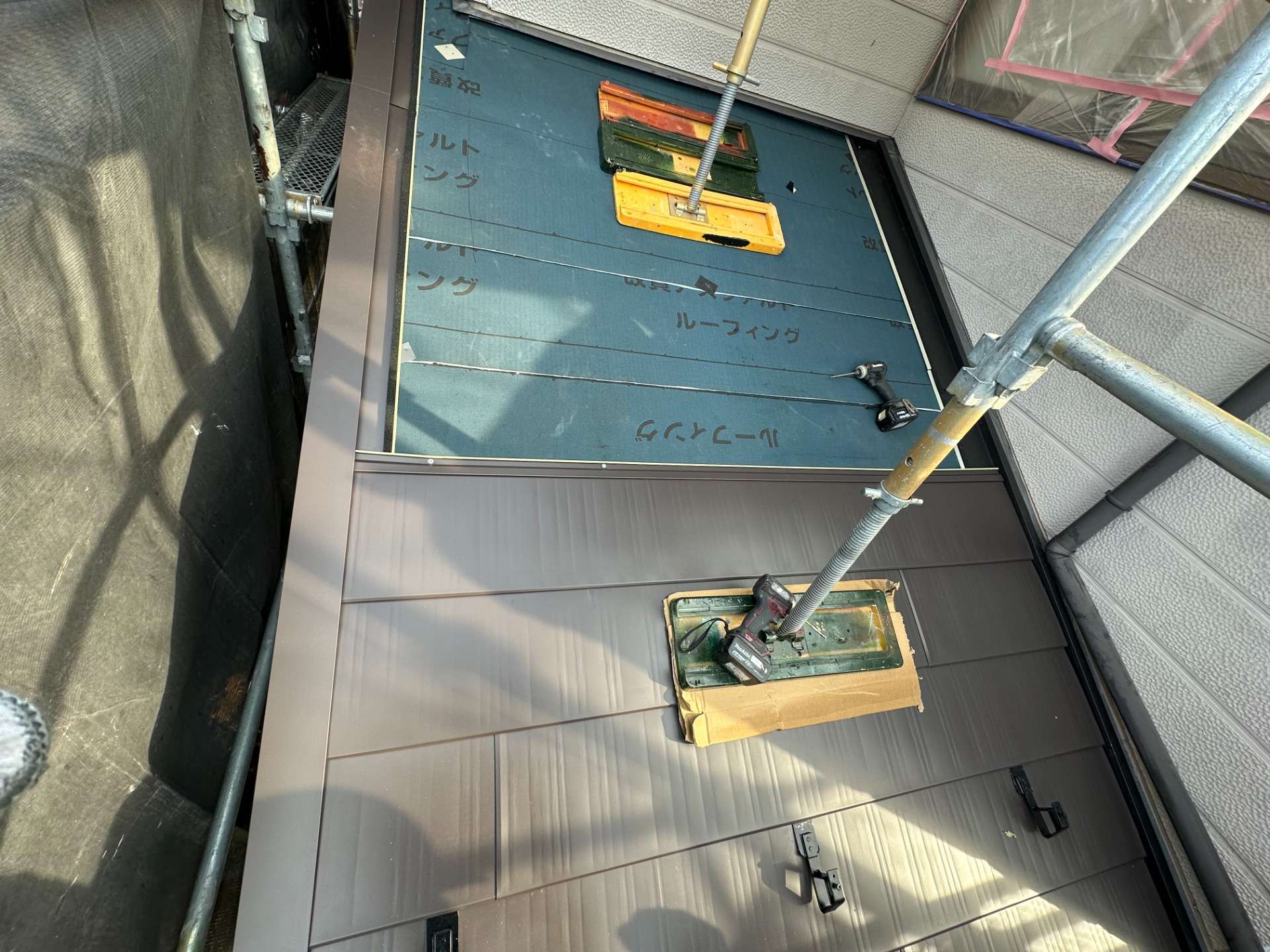 2025年4月施工　屋根カバー工法　岐阜県郡上市　K様邸