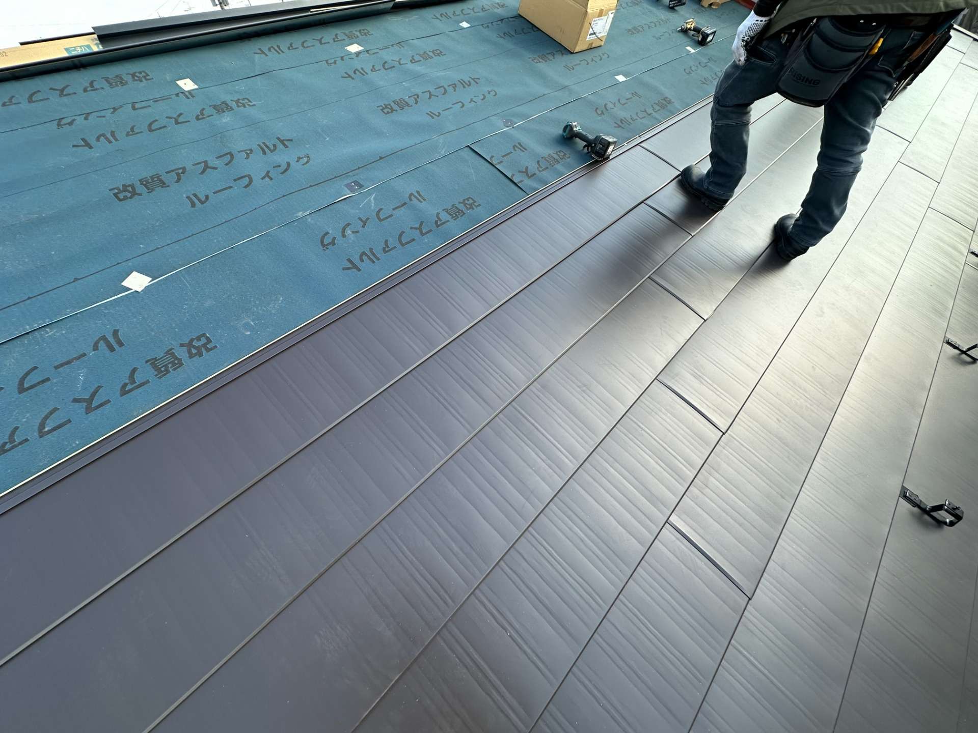 2025年4月施工　屋根カバー工法　岐阜県郡上市　K様邸