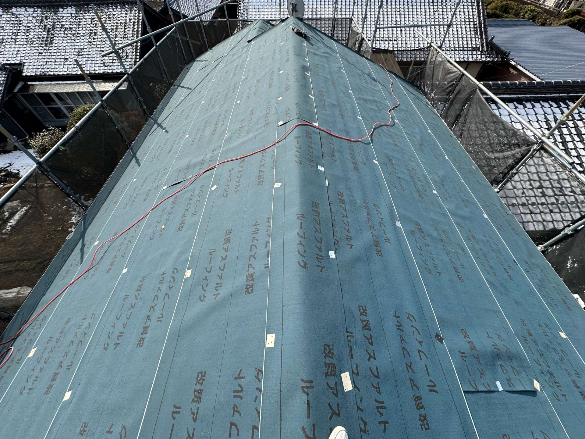 2025年4月施工　屋根カバー工法　岐阜県郡上市　K様邸