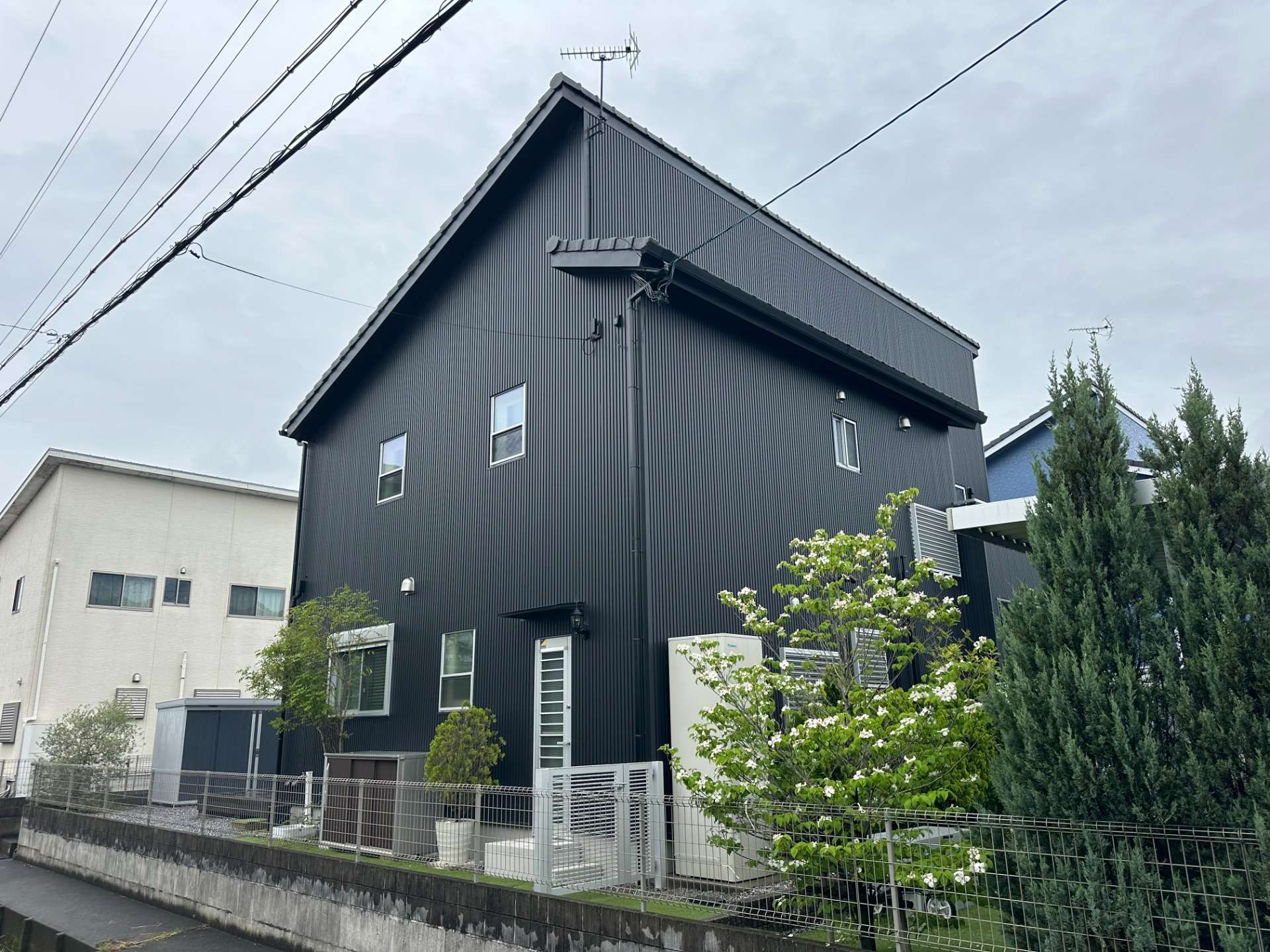 2025年5月施工　外壁カバー工法　揖斐川町　O様邸