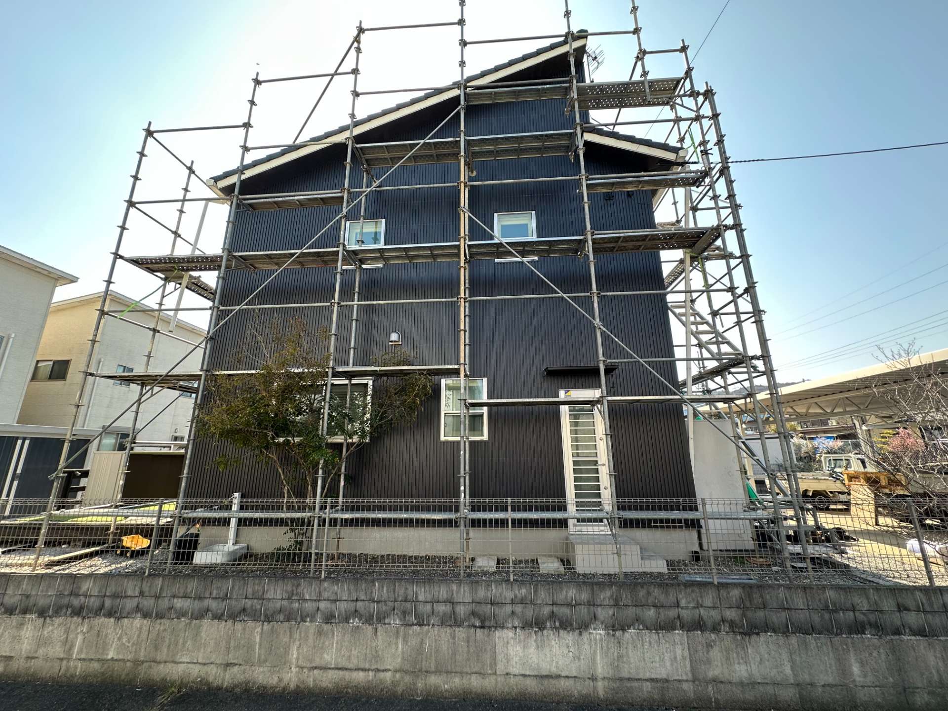 2025年5月施工　外壁カバー工法　揖斐川町　O様邸