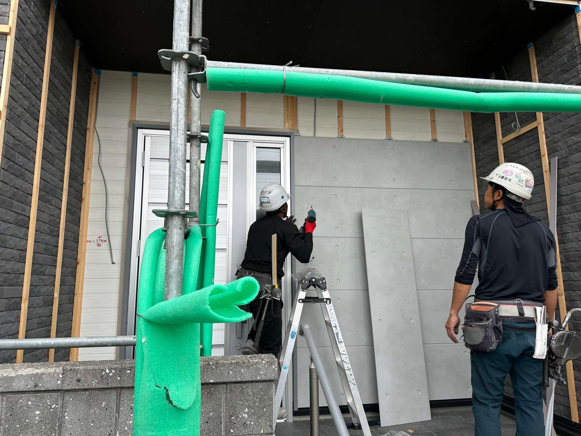 2025年5月施工　外壁カバー工法　揖斐川町　O様邸