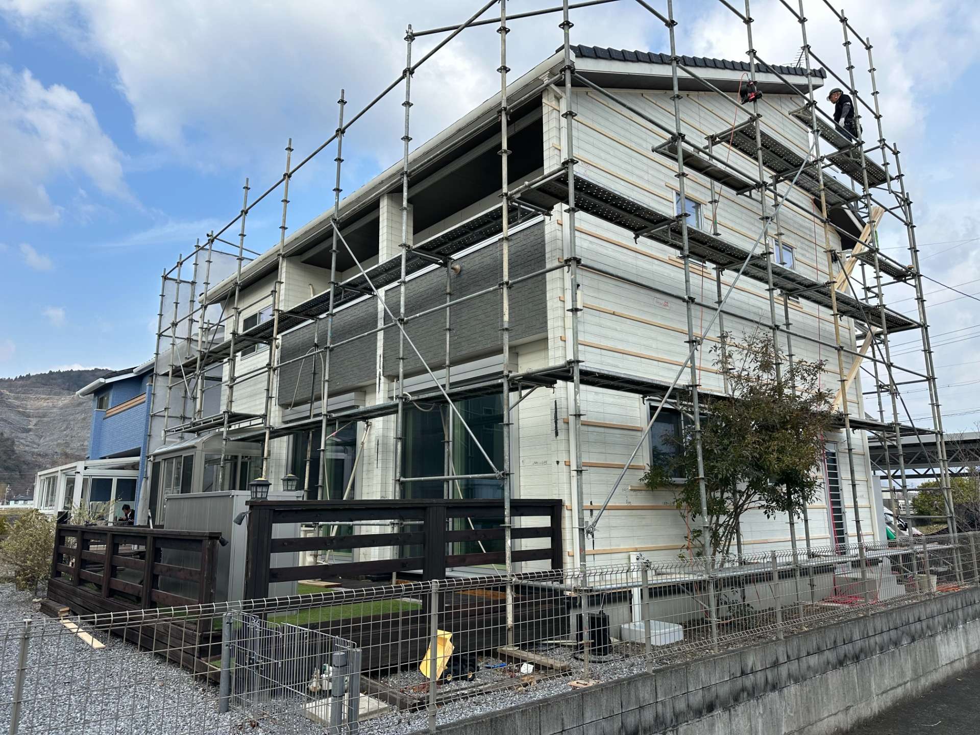 2025年5月施工　外壁カバー工法　揖斐川町　O様邸