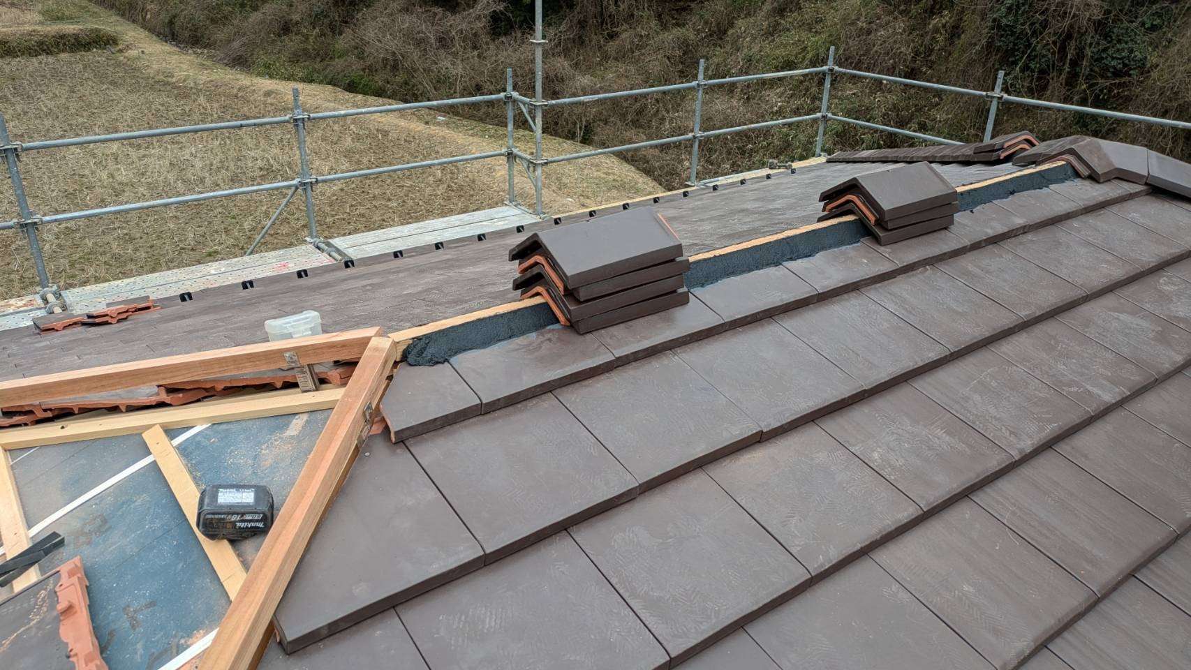 2025年5月施工　屋根の葺き替え　瑞浪市　U様邸