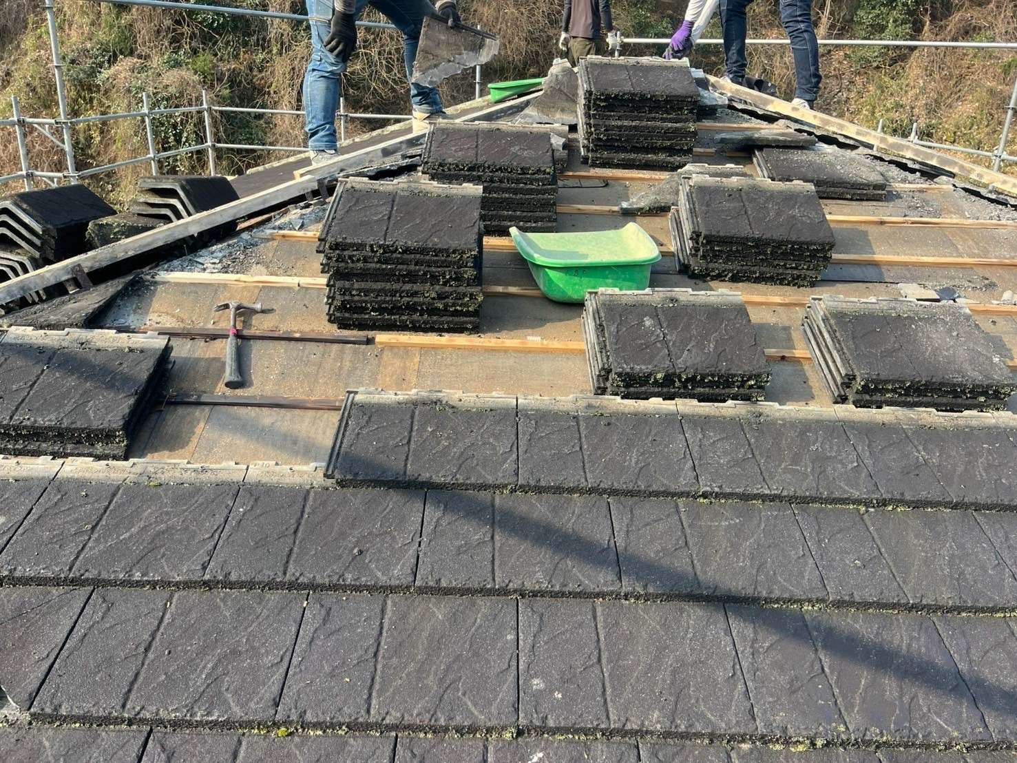 2025年5月施工　屋根の葺き替え　瑞浪市　U様邸