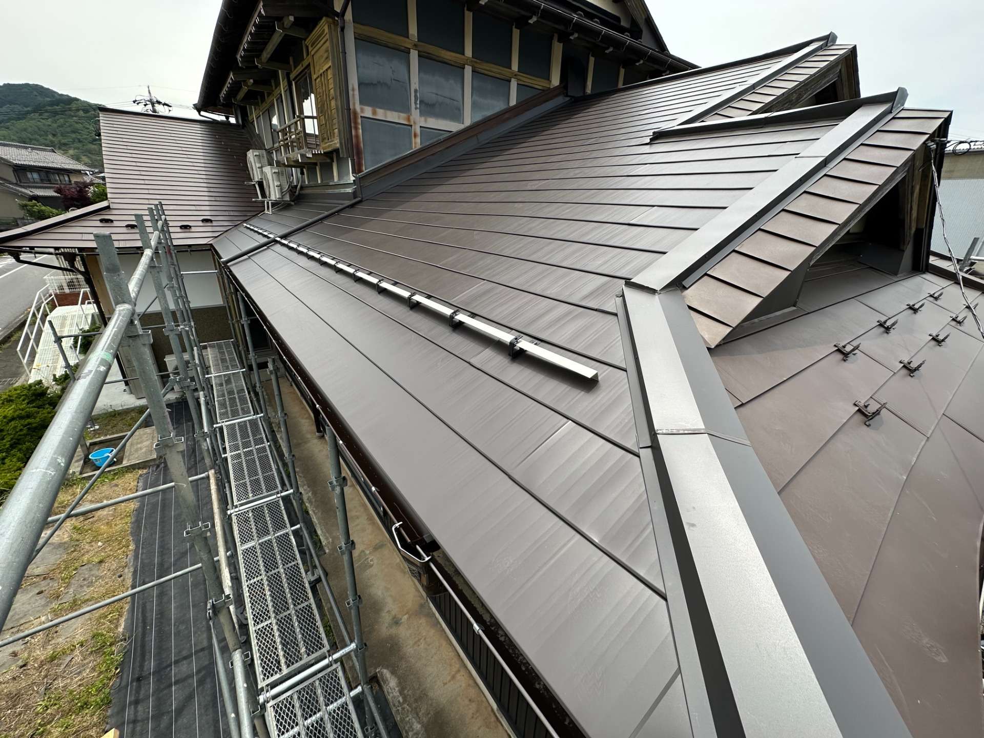 2025年6月施工　屋根の葺き替え　外壁カバー工法　岐阜県池田町　I様邸
