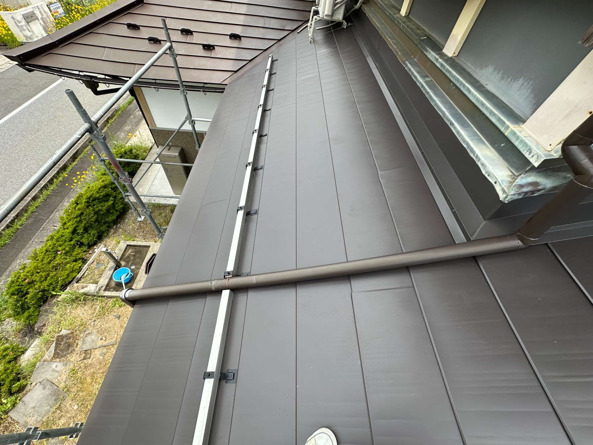 2025年6月施工　屋根の葺き替え　外壁カバー工法　岐阜県池田町　I様邸