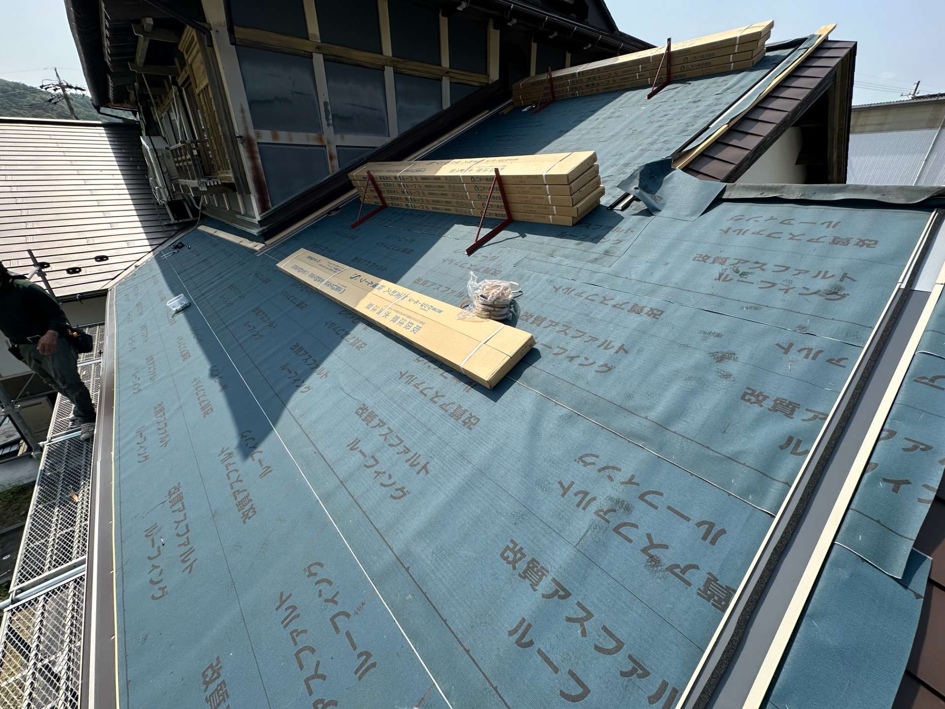 2025年6月施工　屋根の葺き替え　外壁カバー工法　岐阜県池田町　I様邸