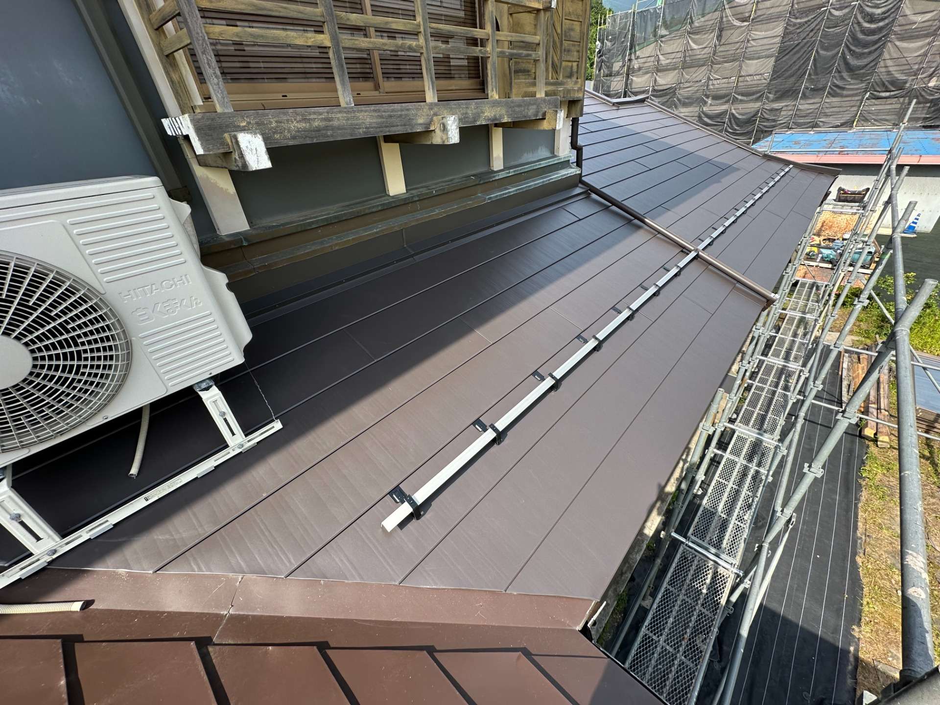 2025年6月施工　屋根の葺き替え　外壁カバー工法　岐阜県池田町　I様邸