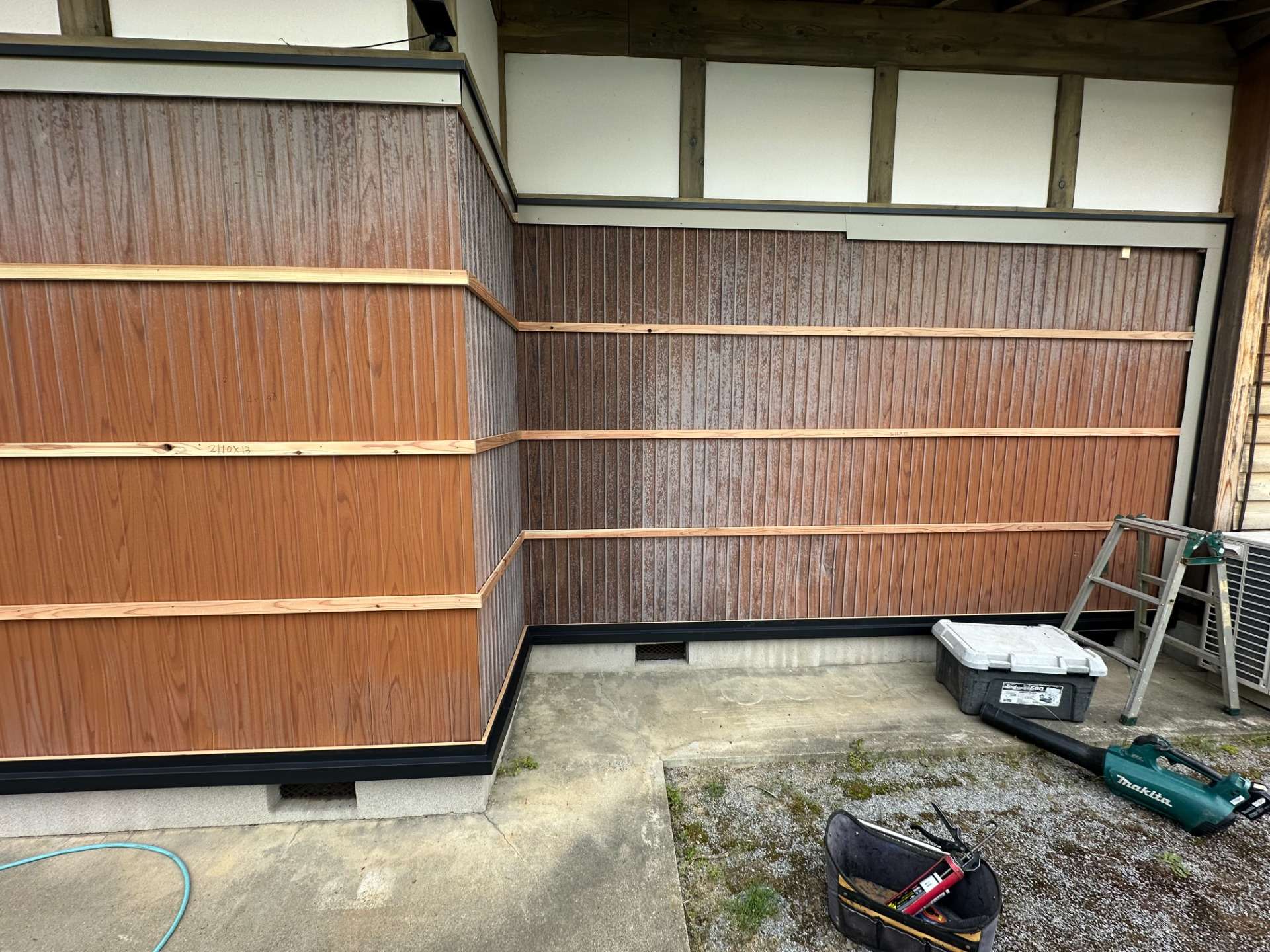 2025年6月施工　屋根の葺き替え　外壁カバー工法　岐阜県池田町　I様邸