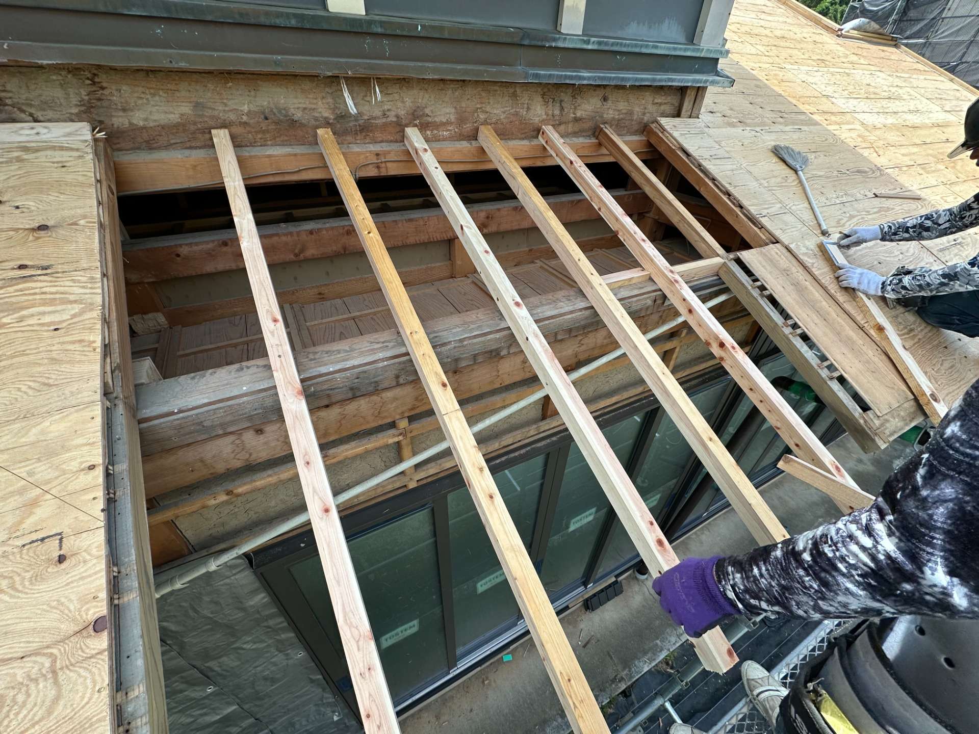 2025年6月施工　屋根の葺き替え　外壁カバー工法　岐阜県池田町　I様邸