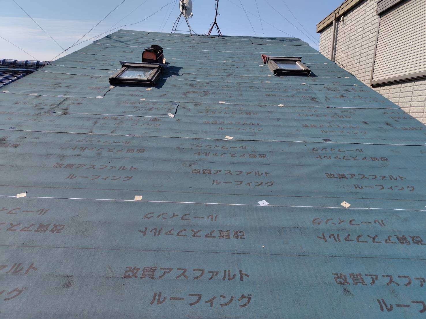 2025年7月施工　屋根カバー工法　岐阜市　Y様邸