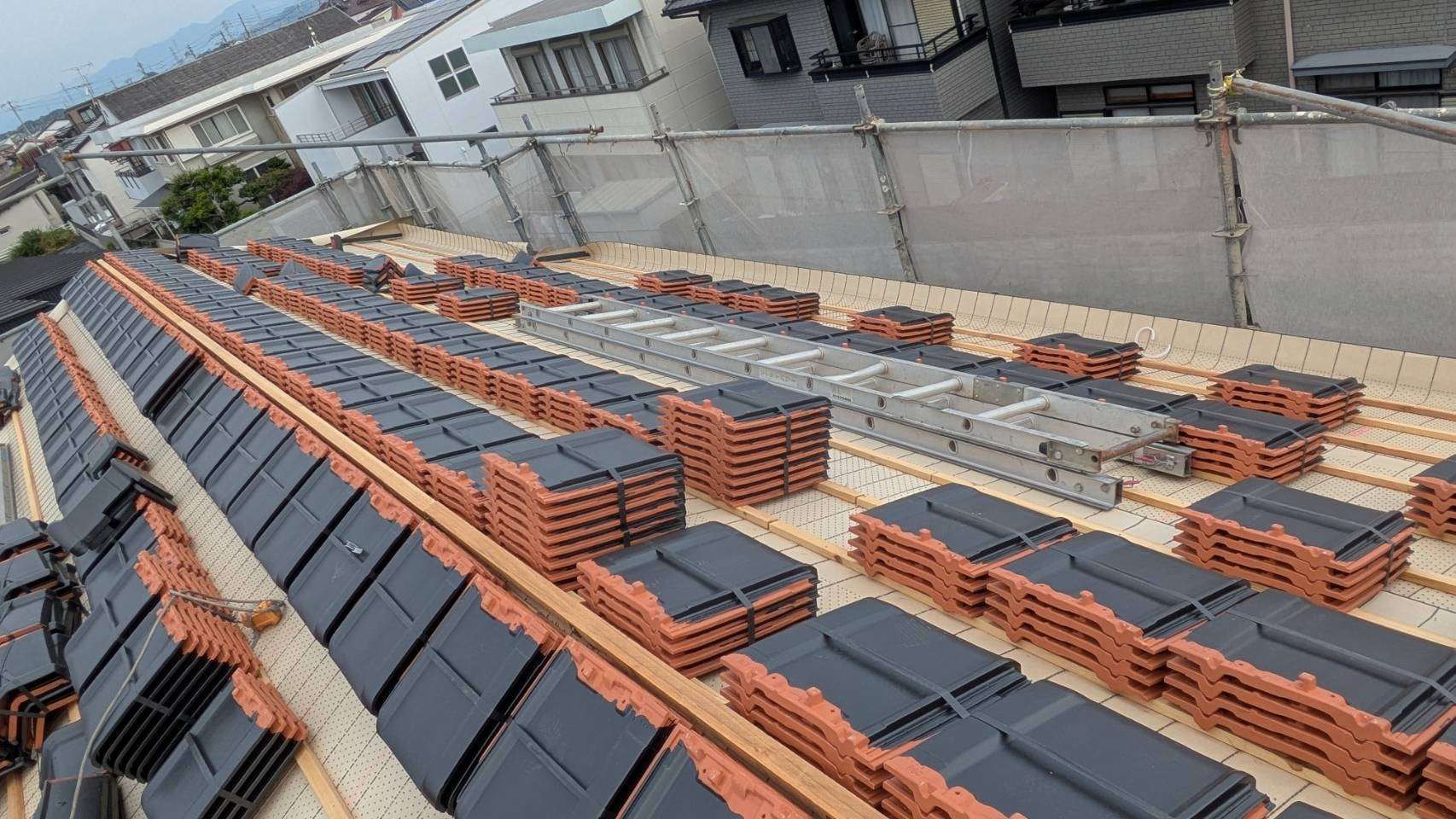2025年7月施工　屋根の葺き替え　外壁カバー工法　岐阜市　S様邸