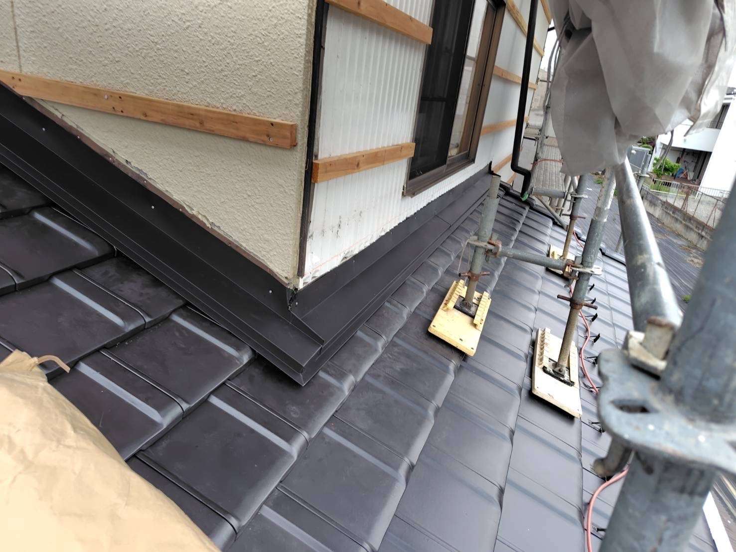 2025年7月施工　屋根の葺き替え　外壁カバー工法　岐阜市　S様邸