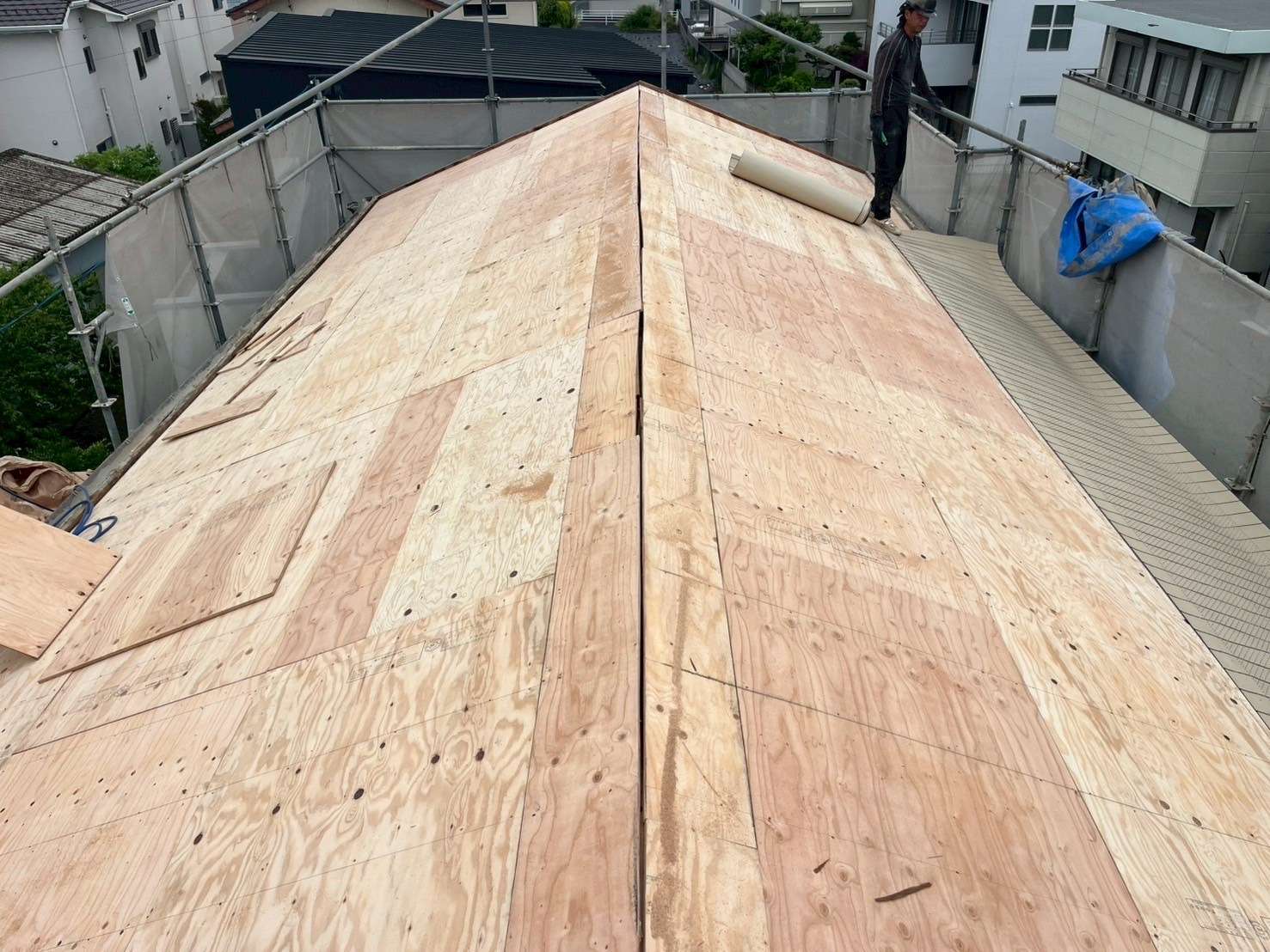 2025年7月施工　屋根の葺き替え　外壁カバー工法　岐阜市　S様邸