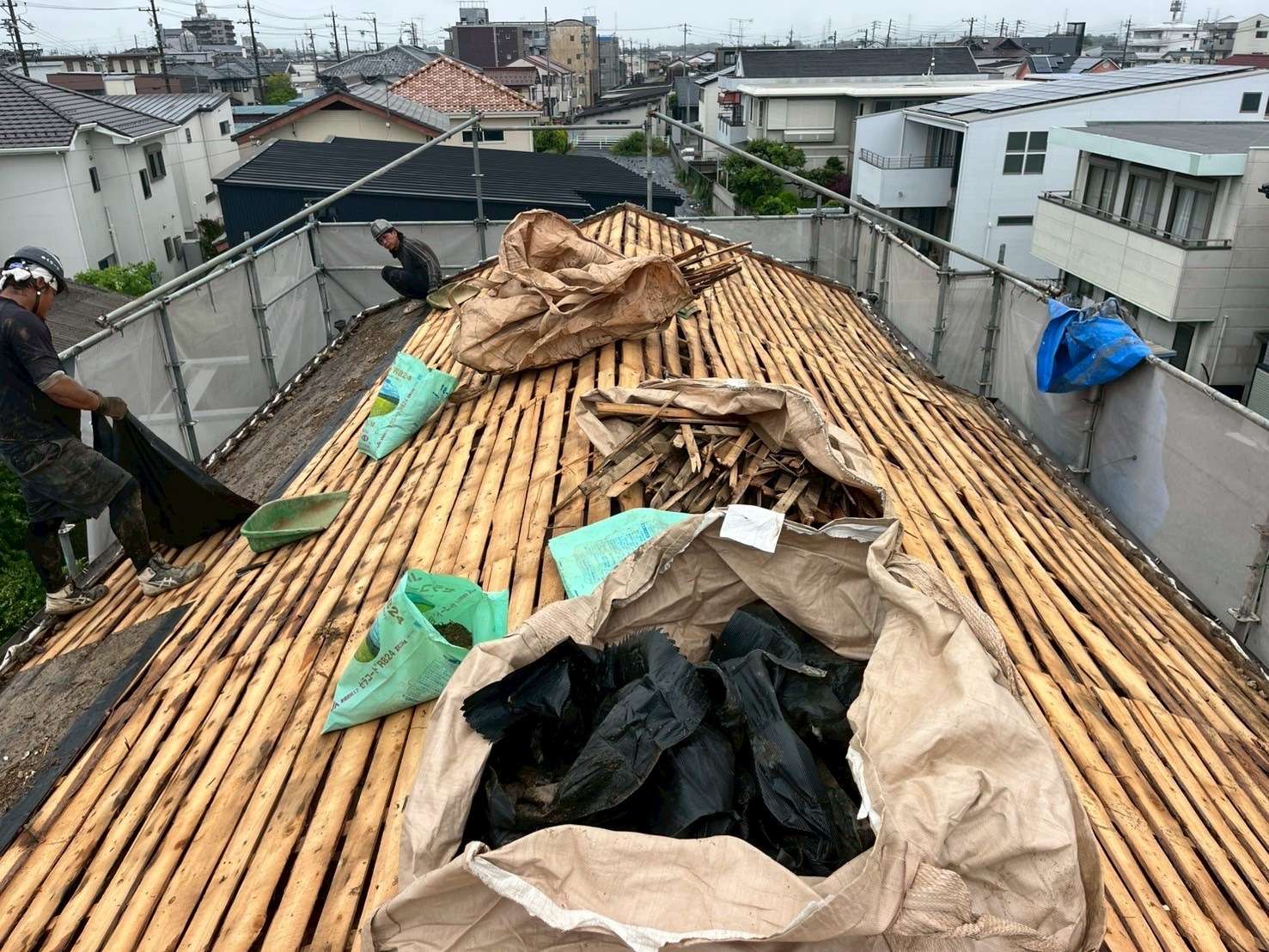 2025年7月施工　屋根の葺き替え　外壁カバー工法　岐阜市　S様邸