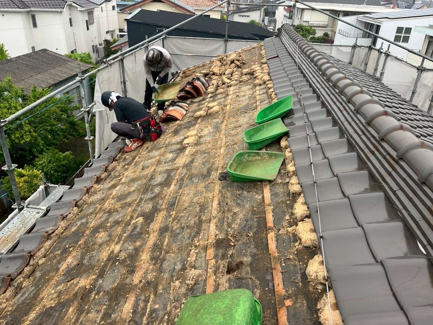 2025年7月施工　屋根の葺き替え　外壁カバー工法　岐阜市　S様邸