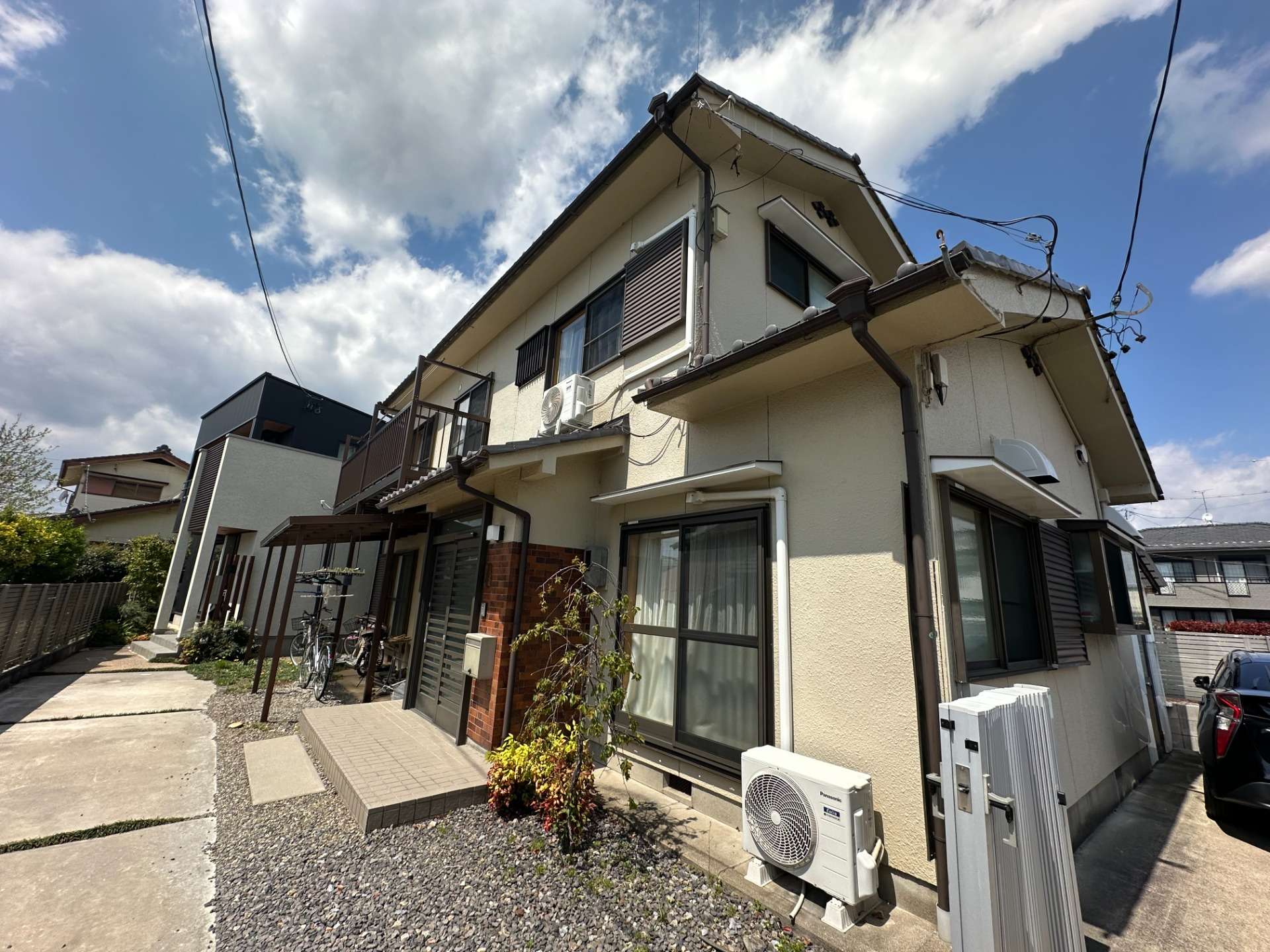 2025年7月施工　屋根の葺き替え　外壁カバー工法　岐阜市　S様邸