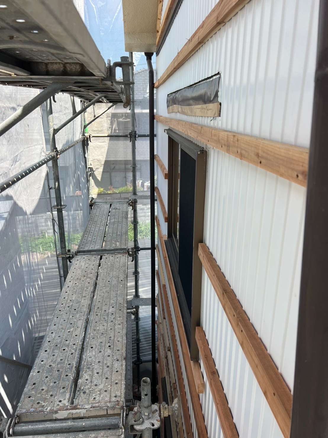 2025年7月施工　屋根の葺き替え　外壁カバー工法　岐阜市　S様邸