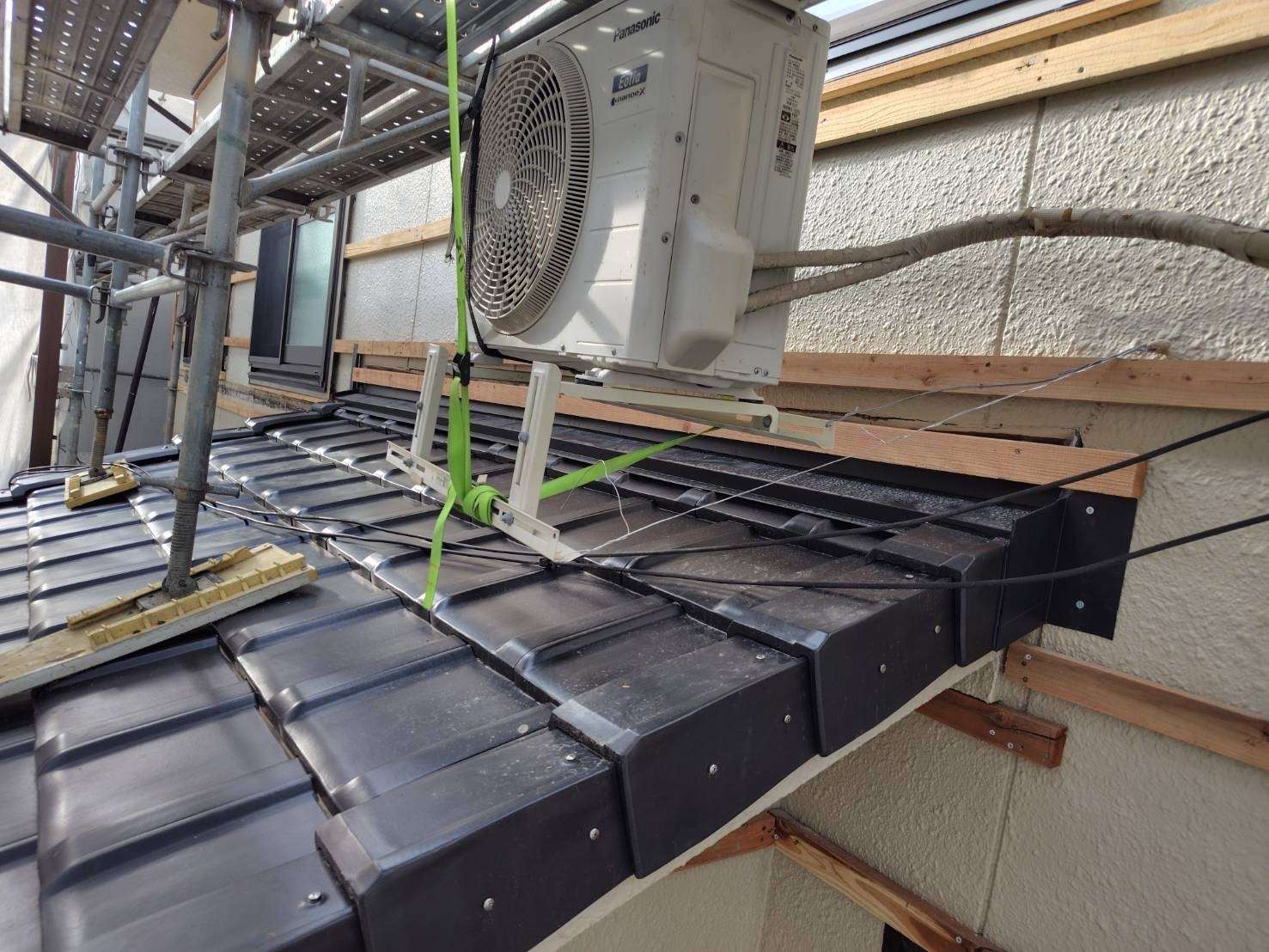 2025年7月施工　屋根の葺き替え　外壁カバー工法　岐阜市　S様邸