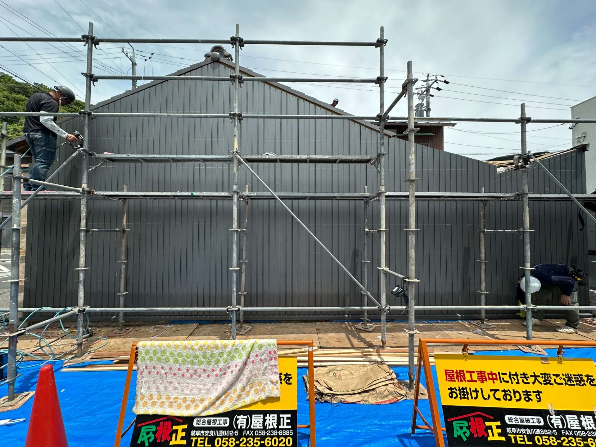 2025年7月施工　外壁の張り替え　屋根カバー工法　岐阜市　Y様邸