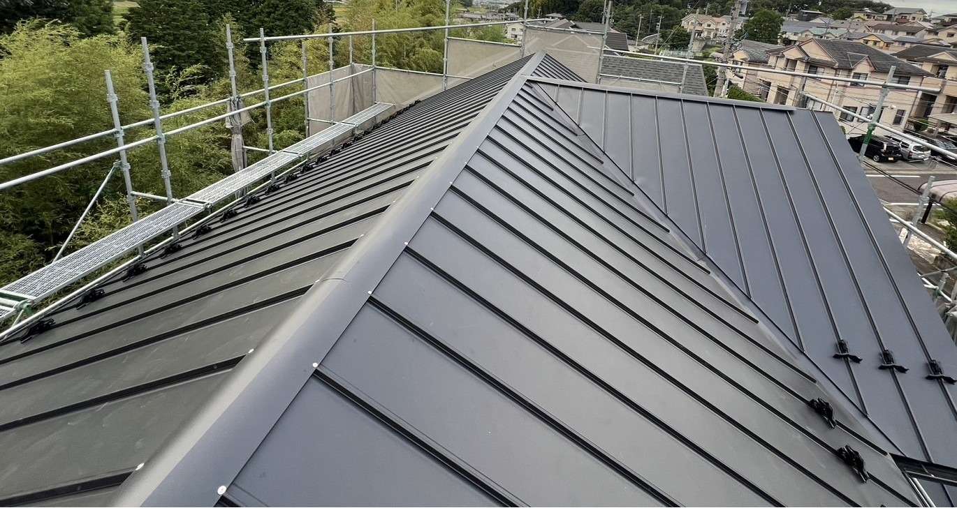 2025年8月施工　屋根カバー工法　美濃加茂市　W様邸