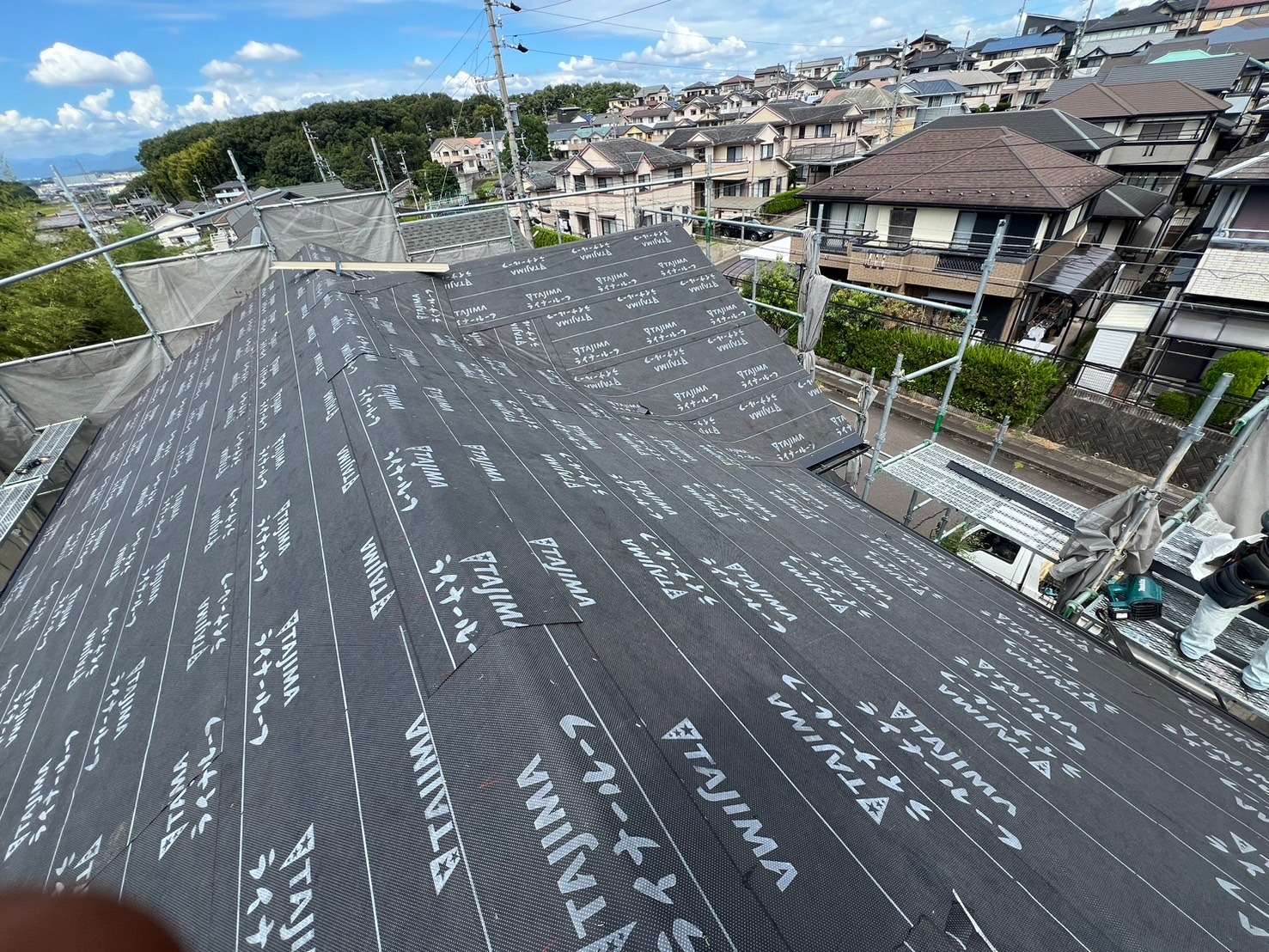 2025年8月施工　屋根カバー工法　美濃加茂市　W様邸