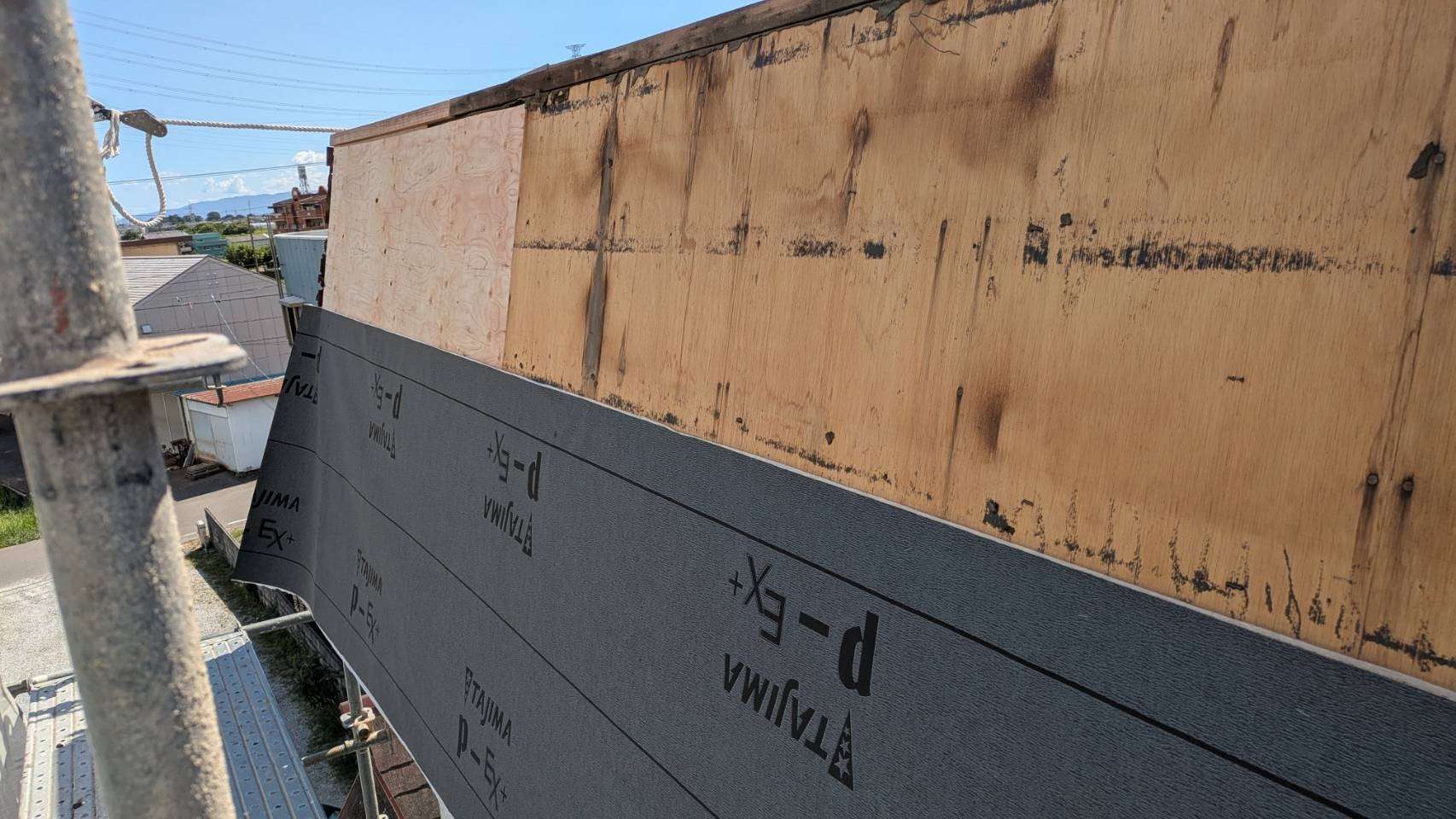 2025年9月施工　屋根の葺き替え　岐阜市黒野　T様邸