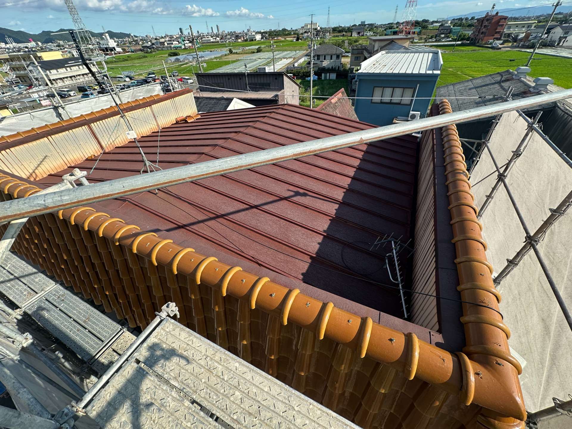 2025年9月施工　屋根の葺き替え　岐阜市黒野　T様邸