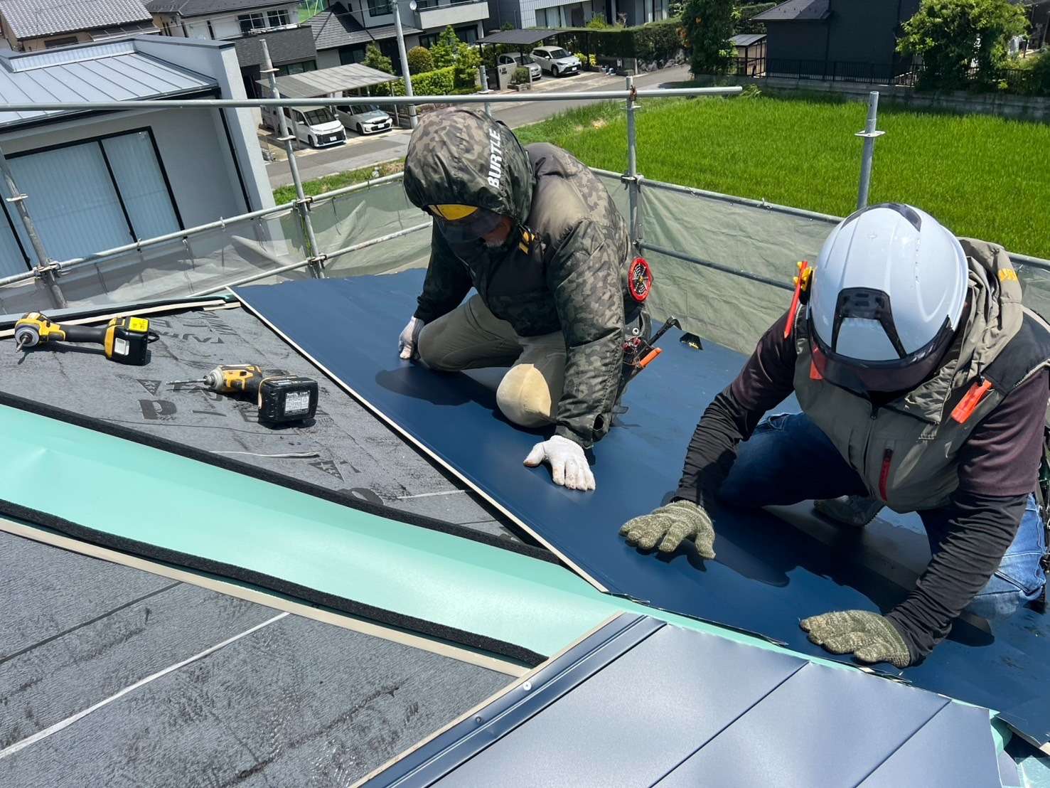 2025年9月施工　屋根カバー工法　岐阜市上土居　T様邸