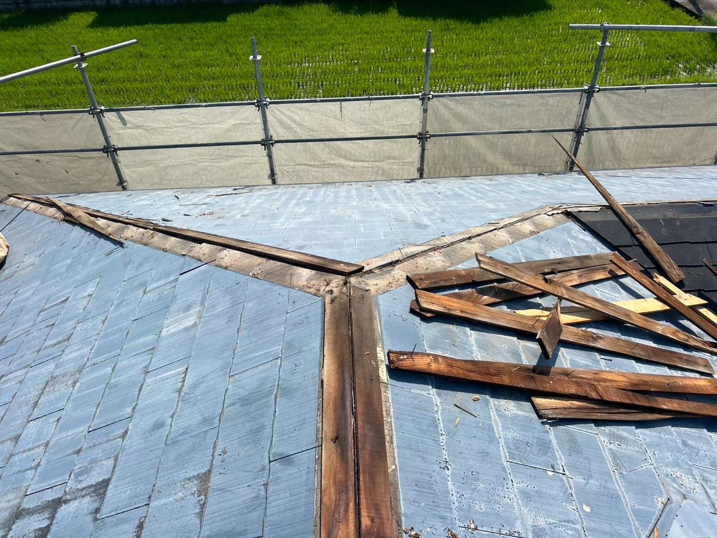 2025年9月施工　屋根カバー工法　岐阜市上土居　T様邸