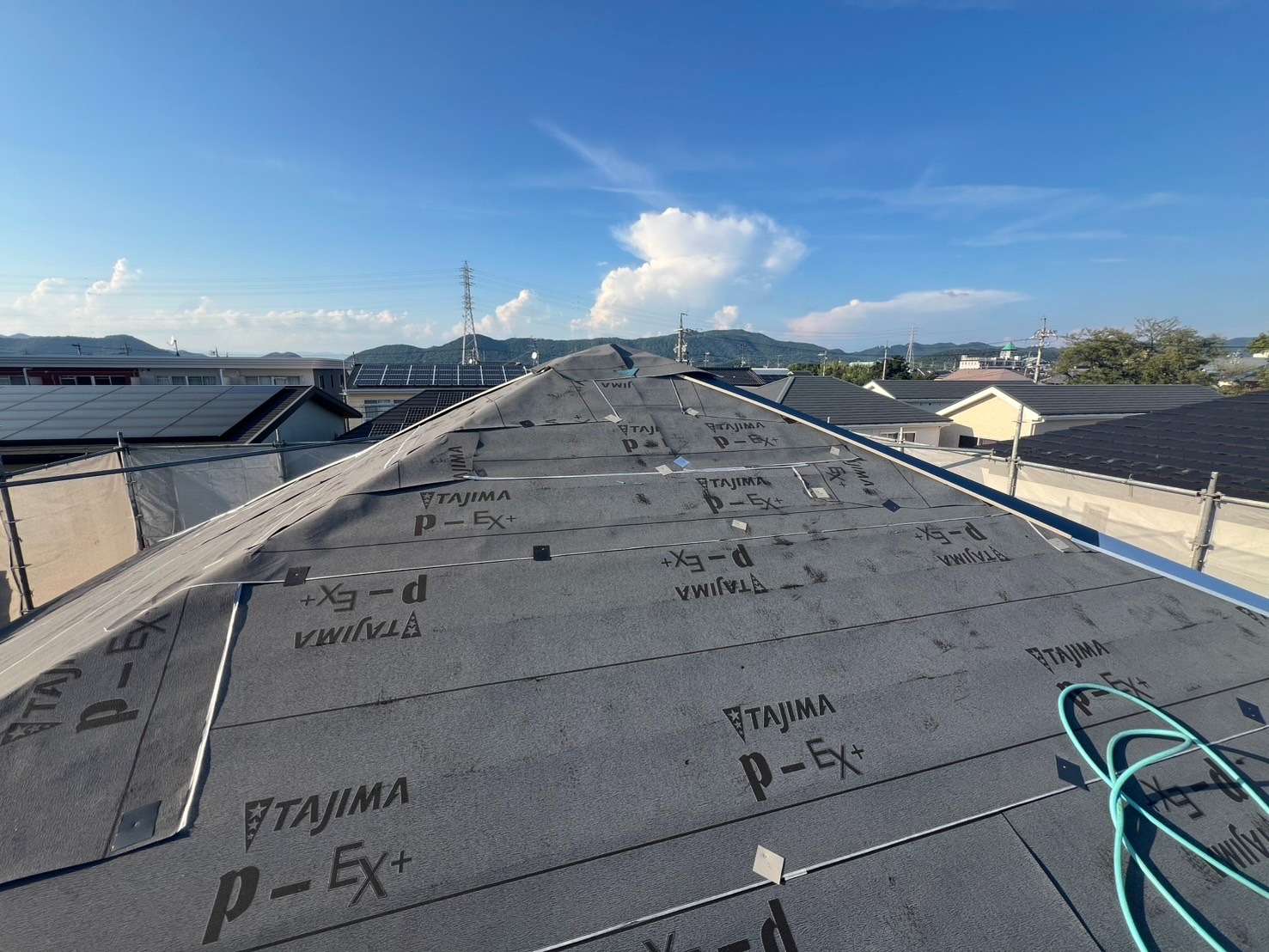 2025年10月施工　屋根カバー工法　各務原市蘇原　M様邸