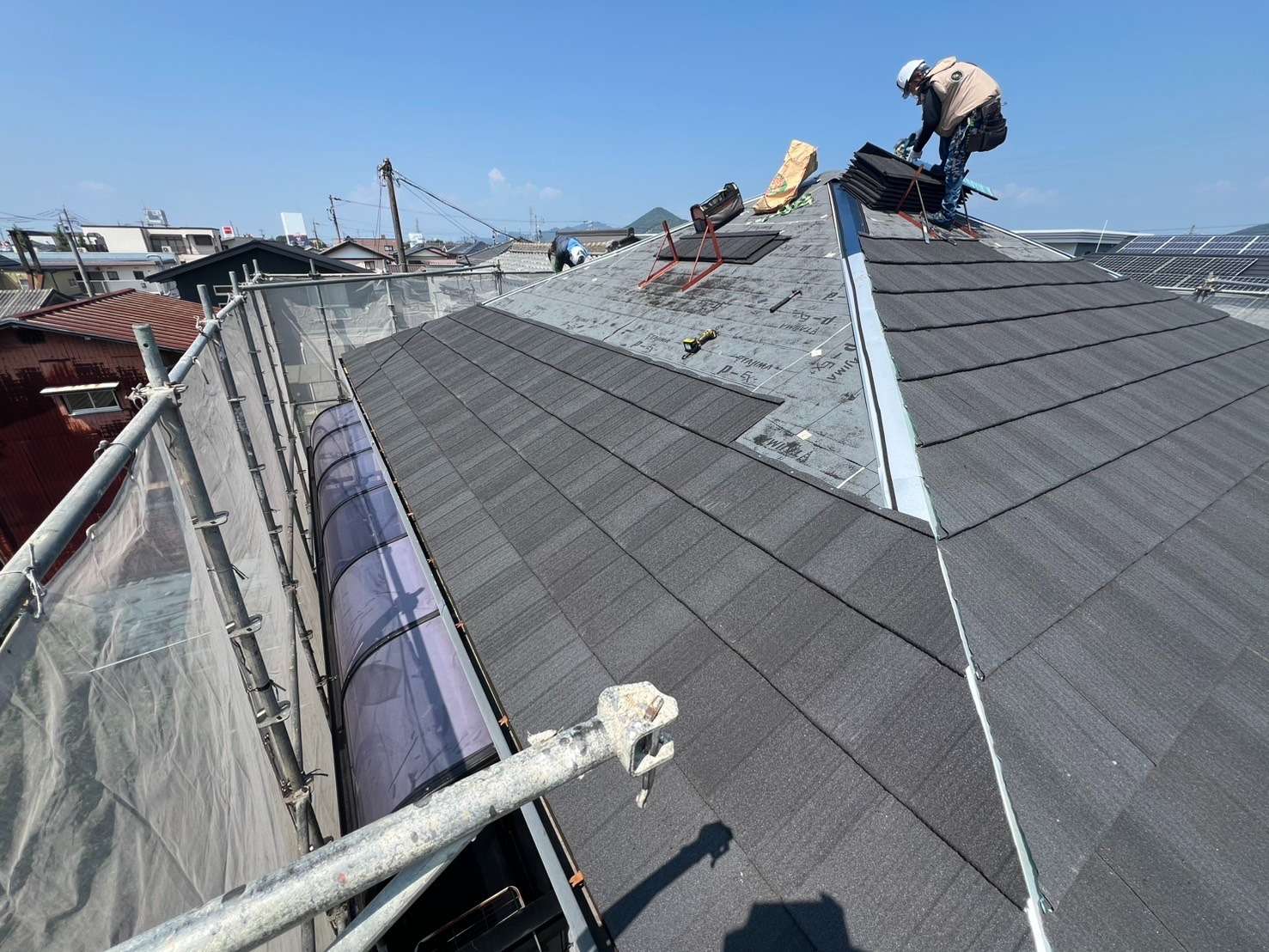 2025年10月施工　屋根カバー工法　各務原市蘇原　M様邸