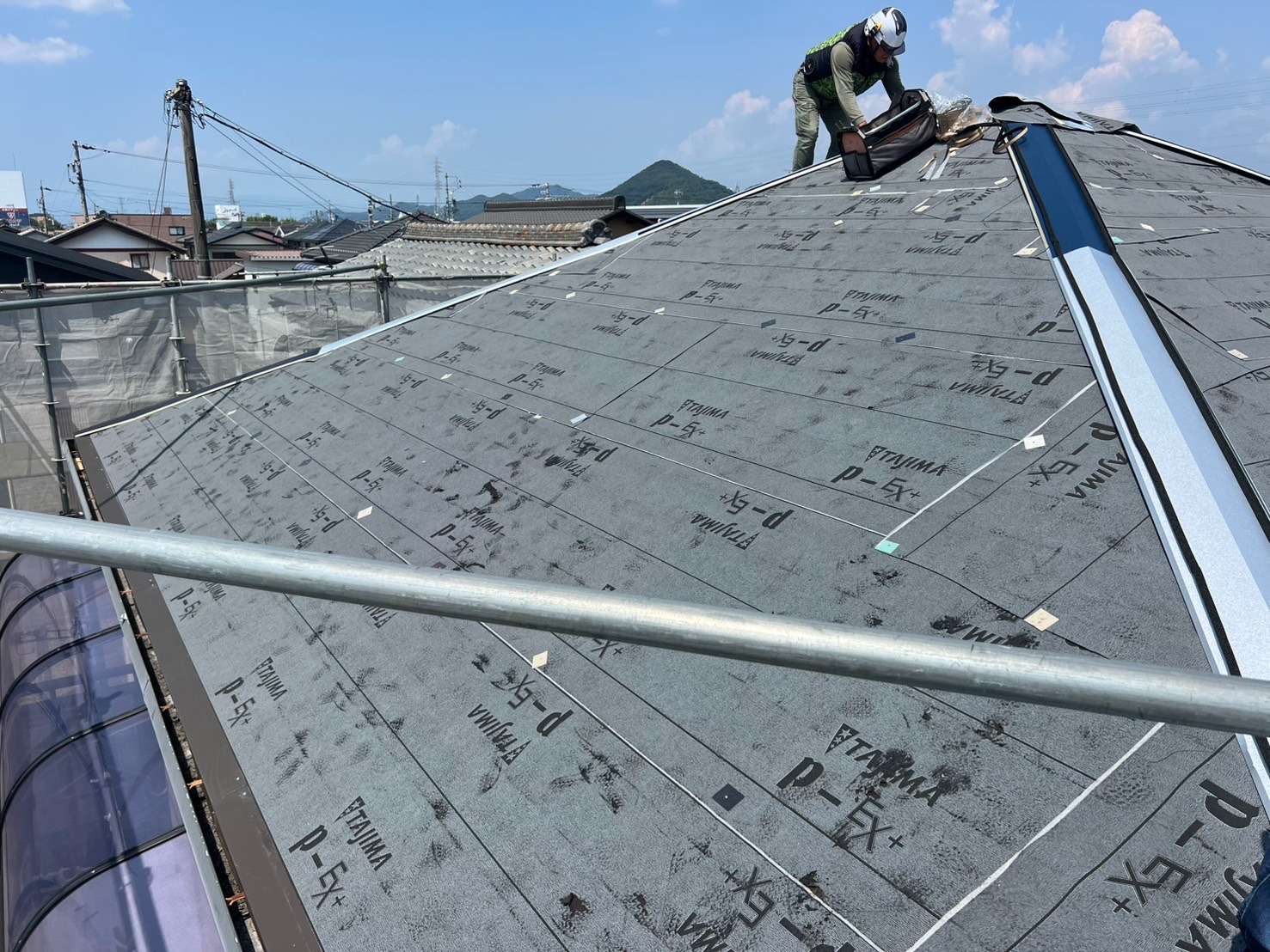 2025年10月施工　屋根カバー工法　各務原市蘇原　M様邸