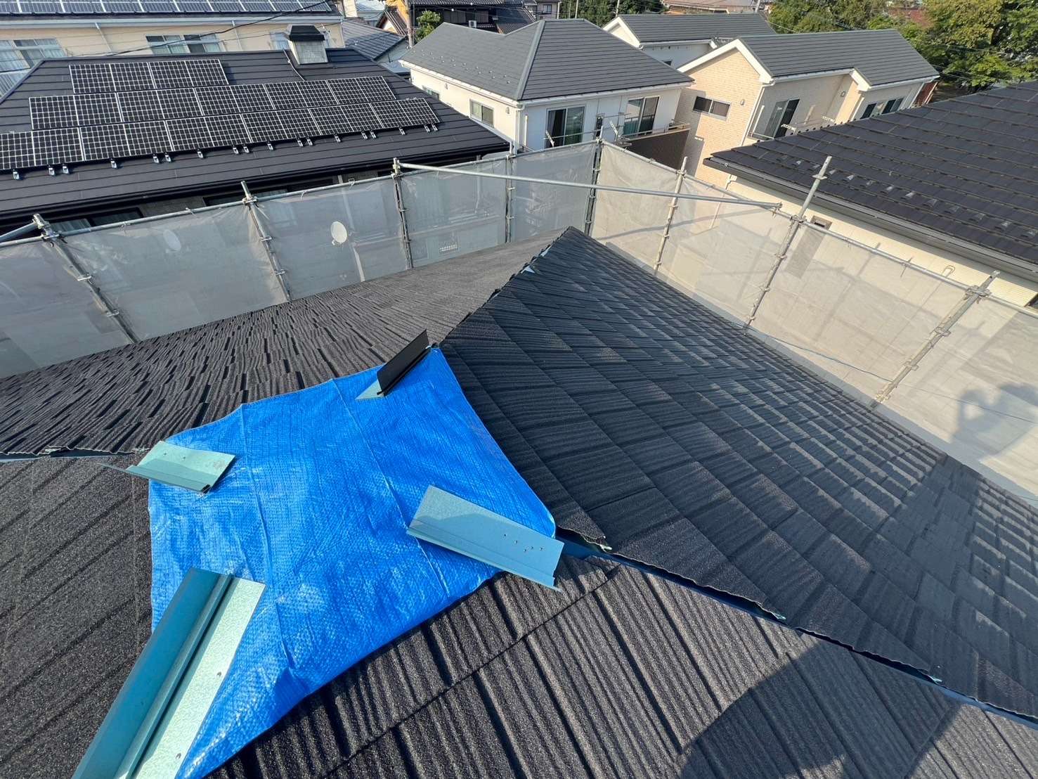 2025年10月施工　屋根カバー工法　各務原市蘇原　M様邸