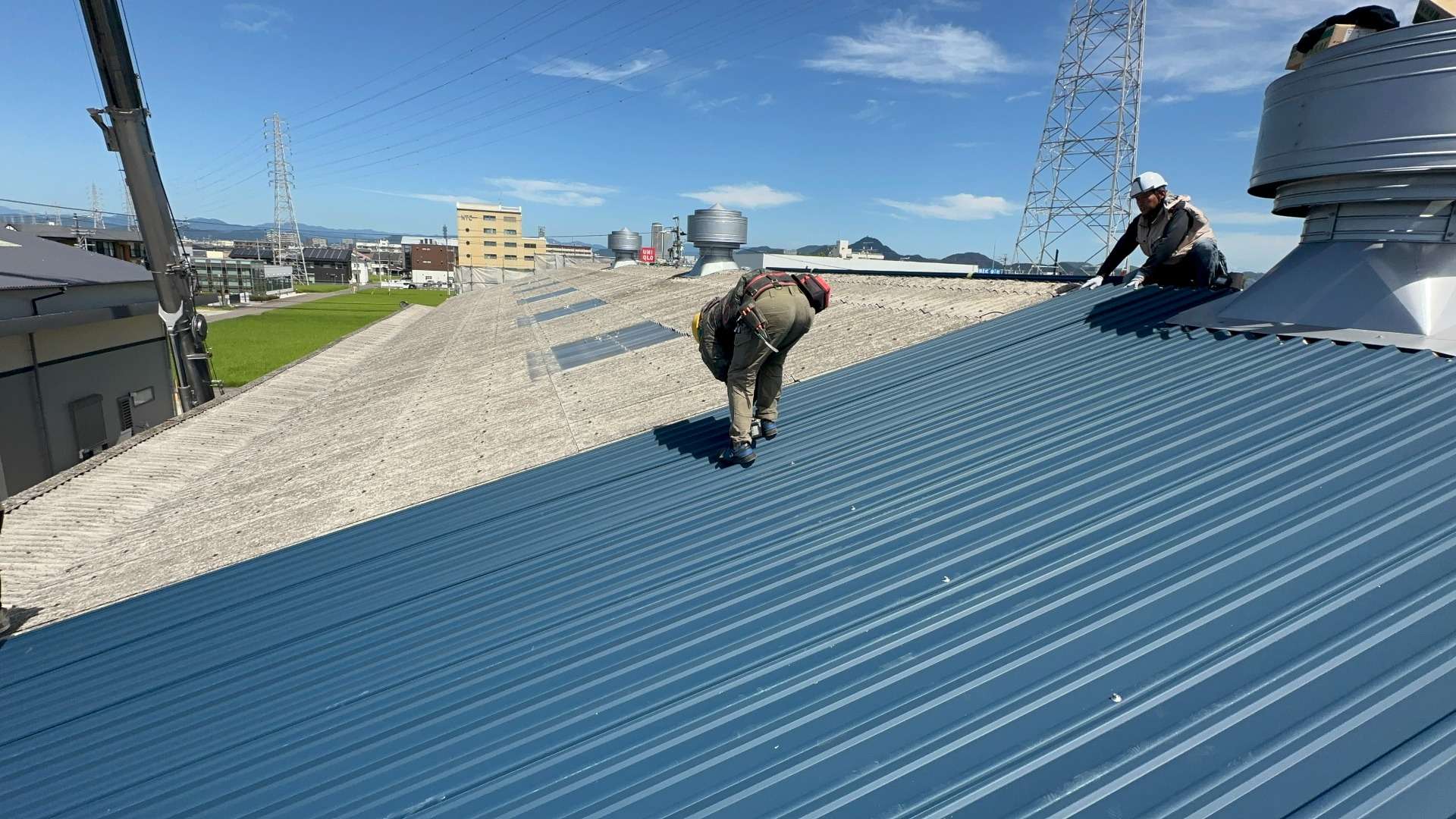 2025年10月施工　屋根カバー工法　あまとい交換　岐阜市茜部　M社様邸