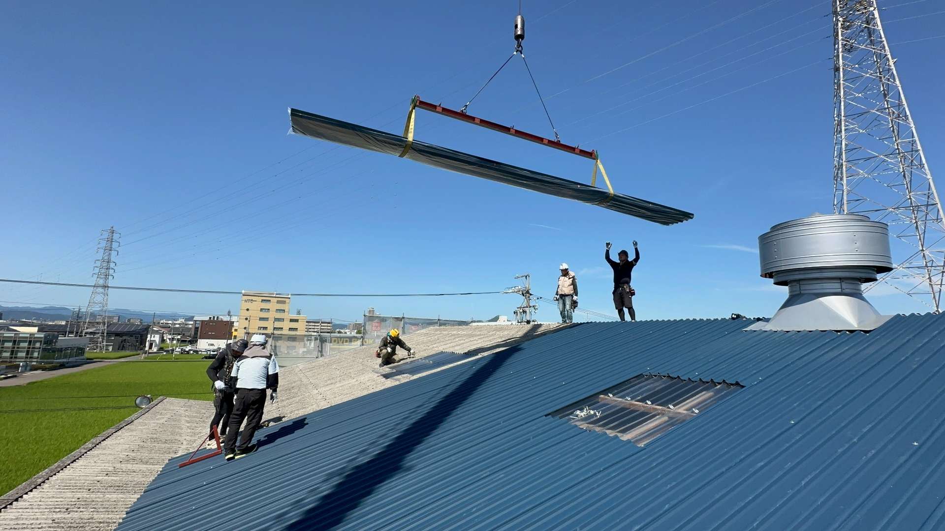 2025年10月施工　屋根カバー工法　あまとい交換　岐阜市茜部　M社様邸