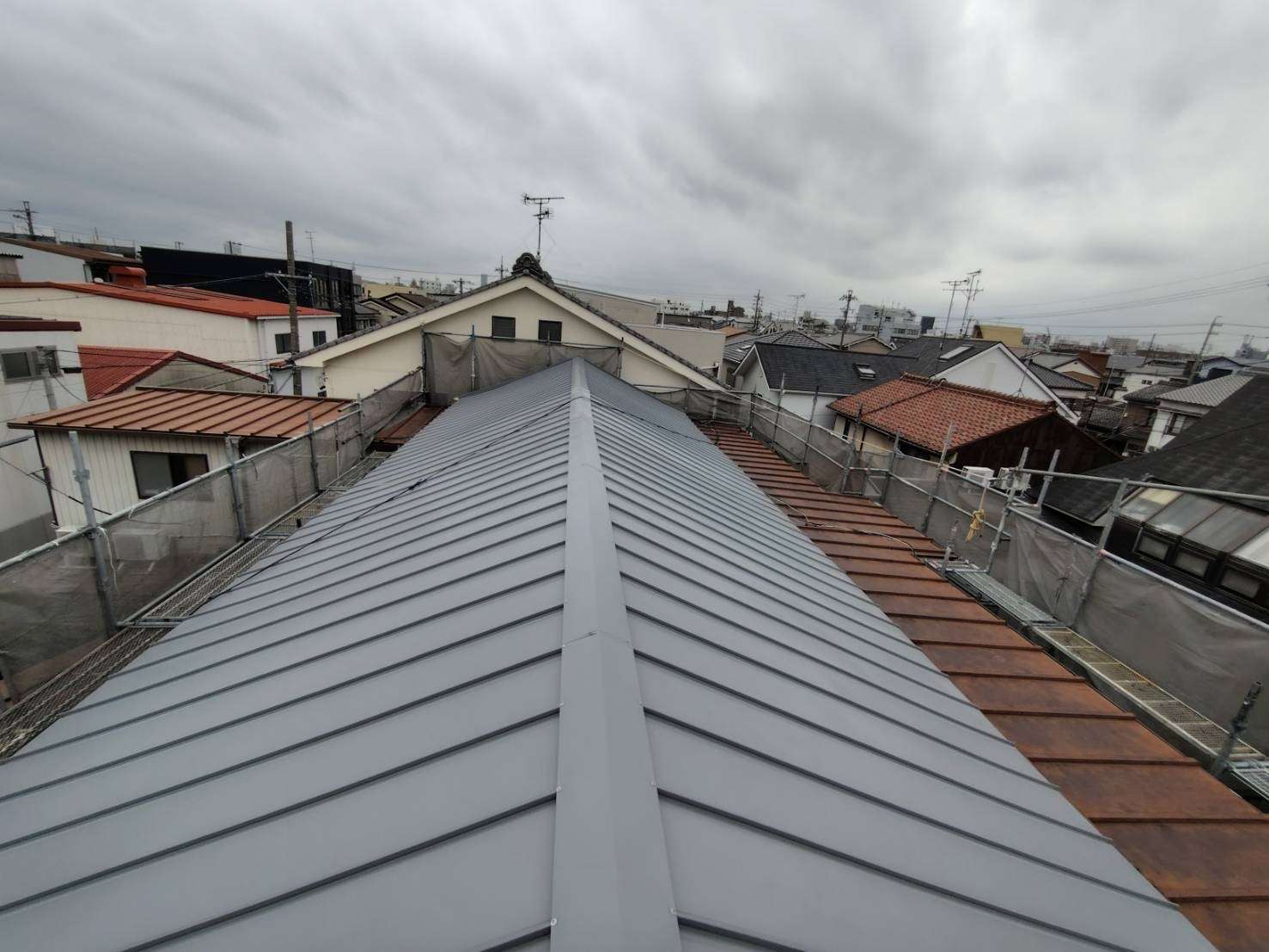 2025年10月施工　屋根の張り替え　名古屋市中川区　Y様邸