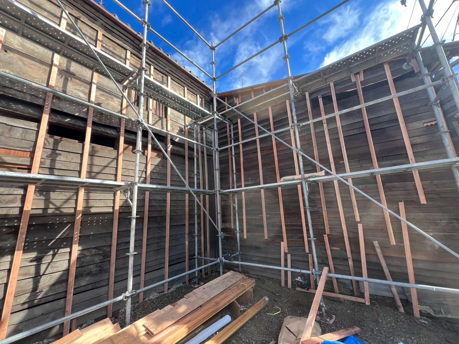 2025年11月施工　外壁板金の張り替え　岐阜市真砂町　M様邸