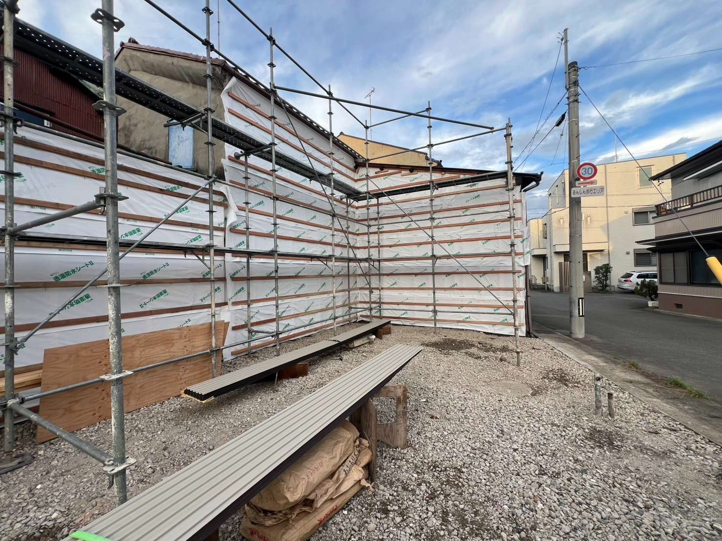 2025年11月施工　外壁板金の張り替え　岐阜市真砂町　M様邸