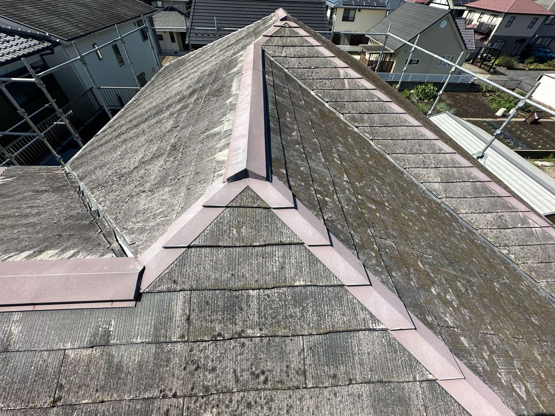 2025年11月施工　屋根カバー工法　屋根板金カバー工法　可児市F様邸