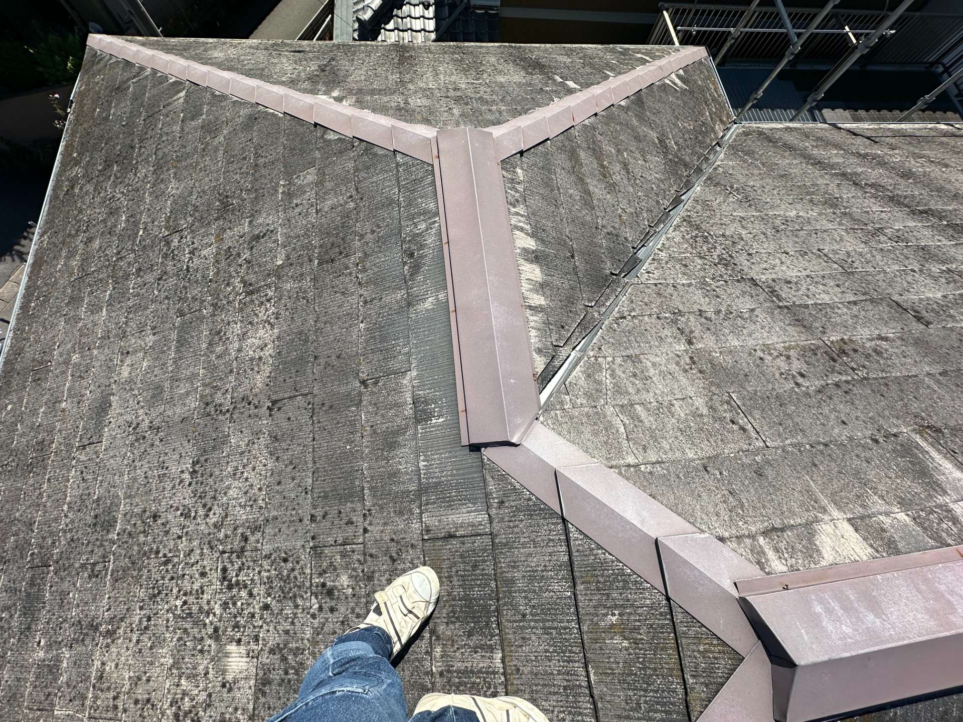 2025年11月施工　屋根カバー工法　屋根板金カバー工法　可児市F様邸